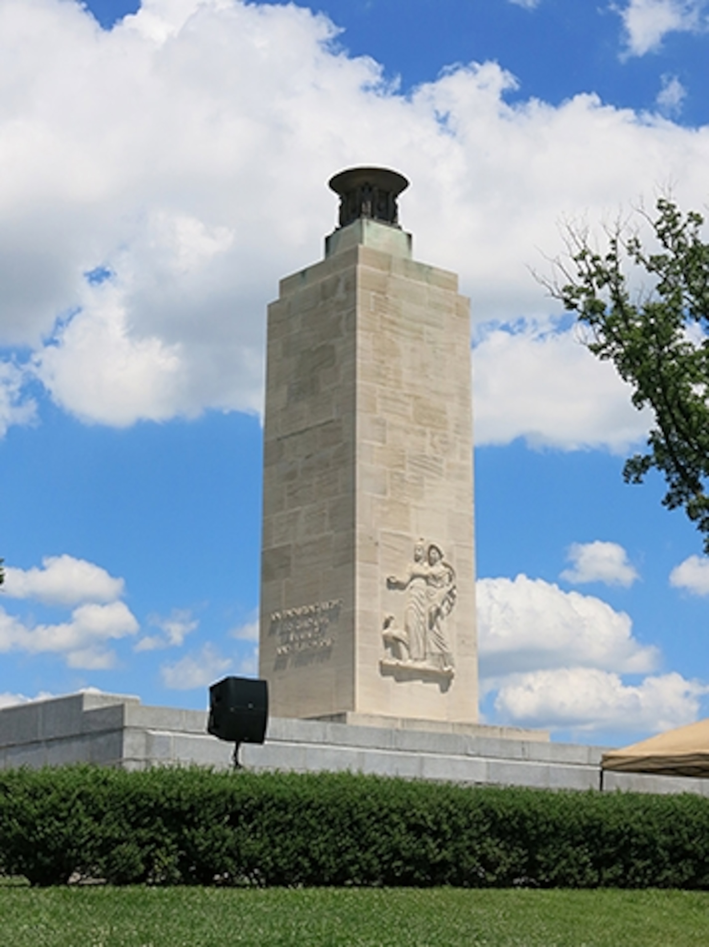The Eternal Light Peace Memorial (Photograph by Leslie Trew Magraw)