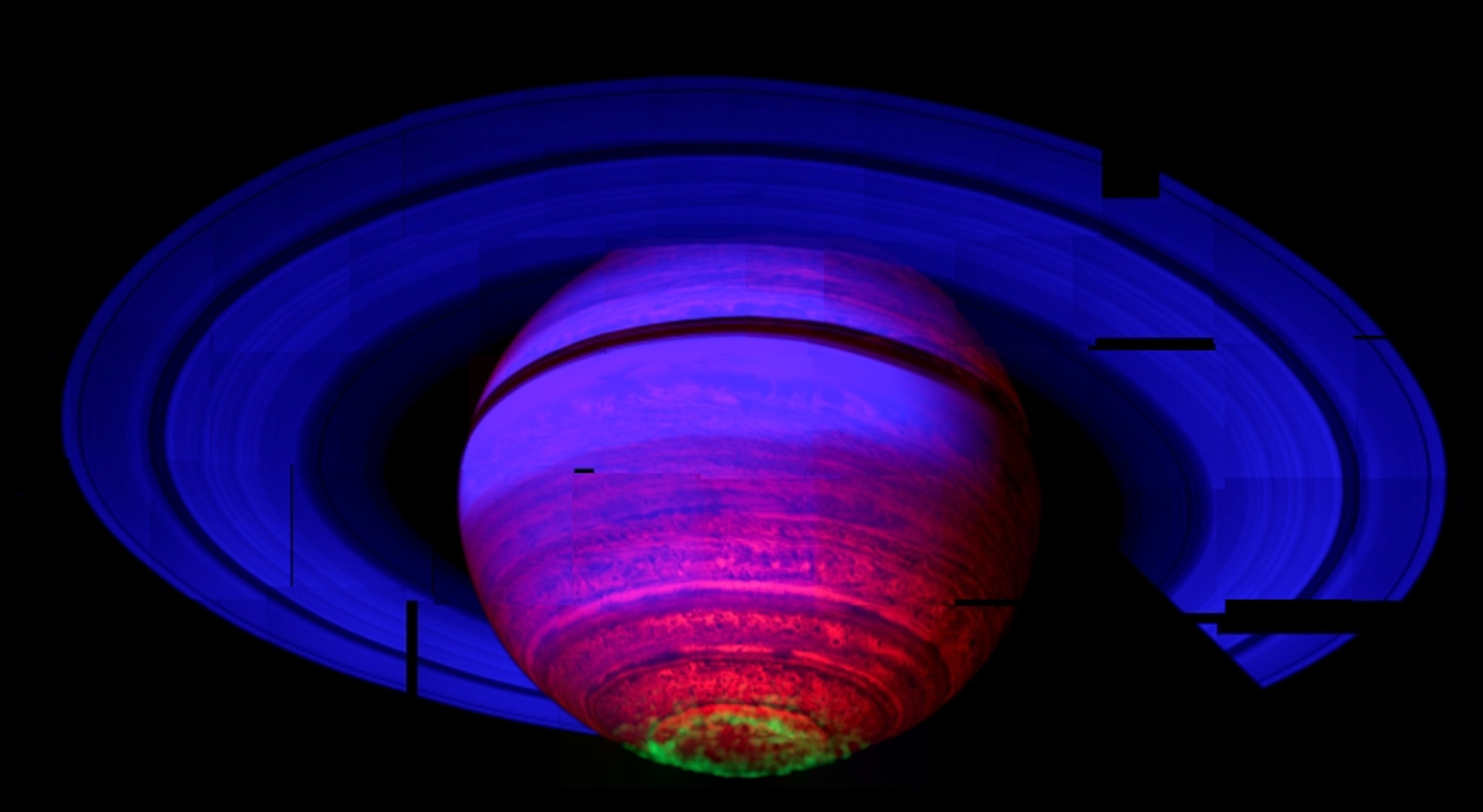 Picture of an aurora on Saturn -- one of the best space pictures of the week