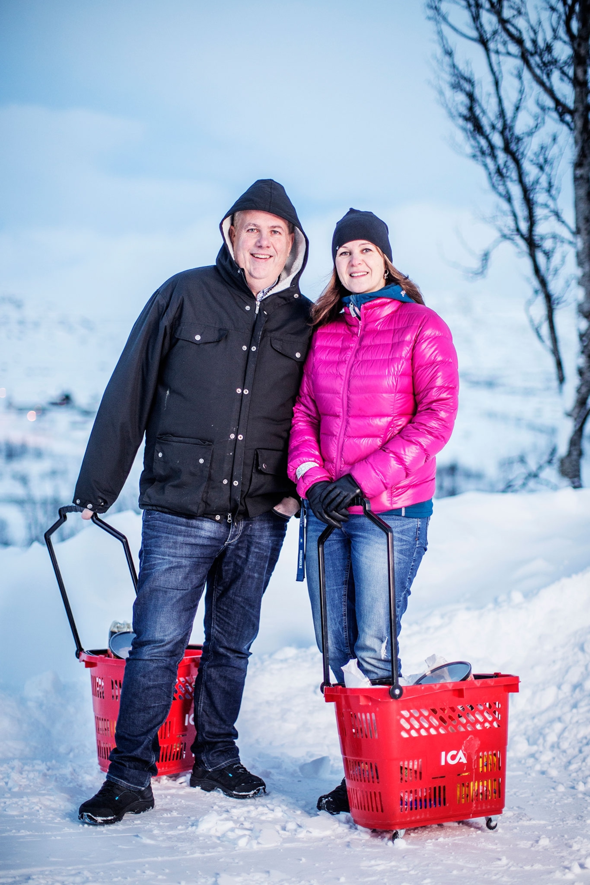 Jean Paul "JP" Pozzi Manager RiksgrÃ¤nsen and his partner Kristiina Lampinen