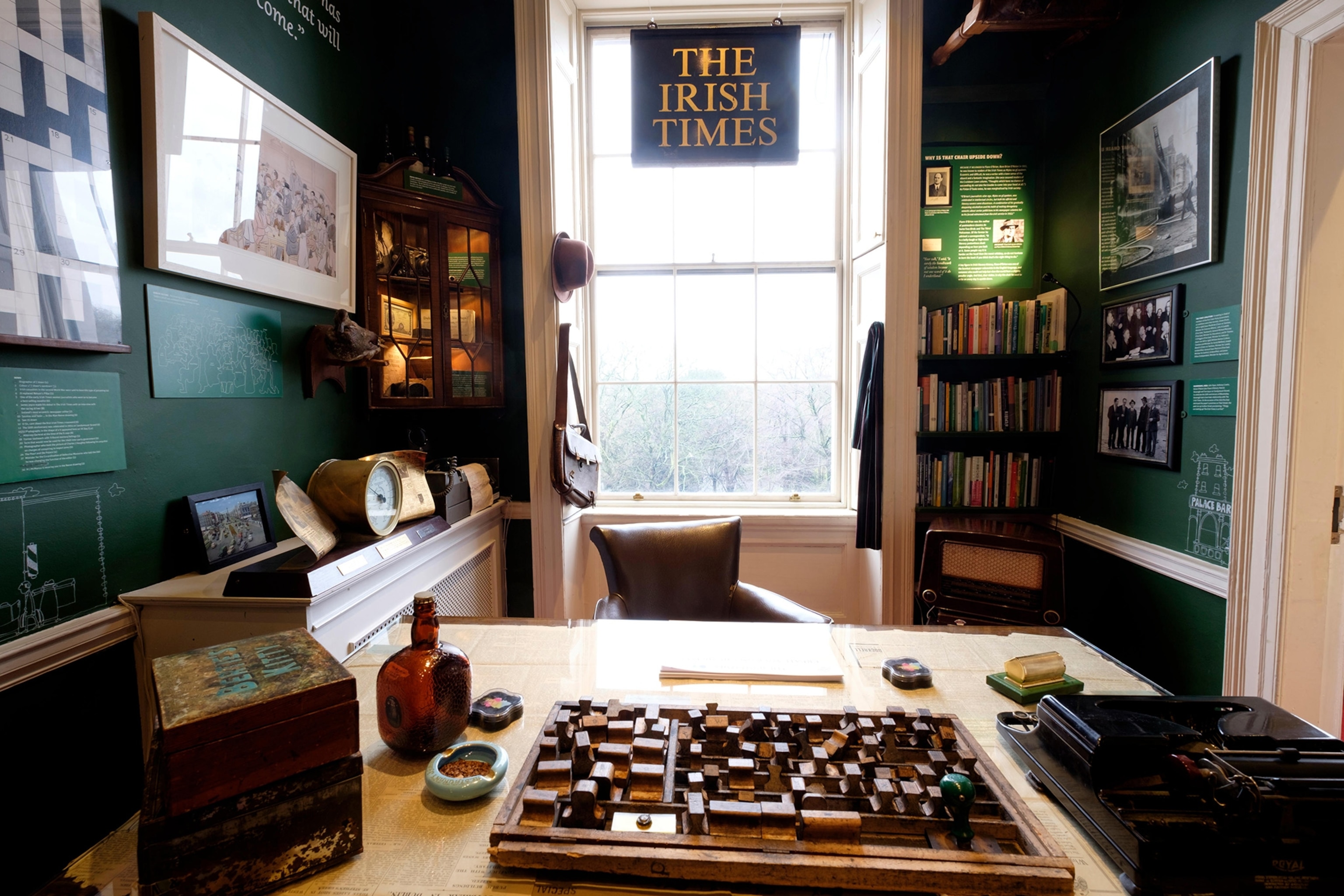 the interior of the Little Museum of Dublin in Dublin, Ireland