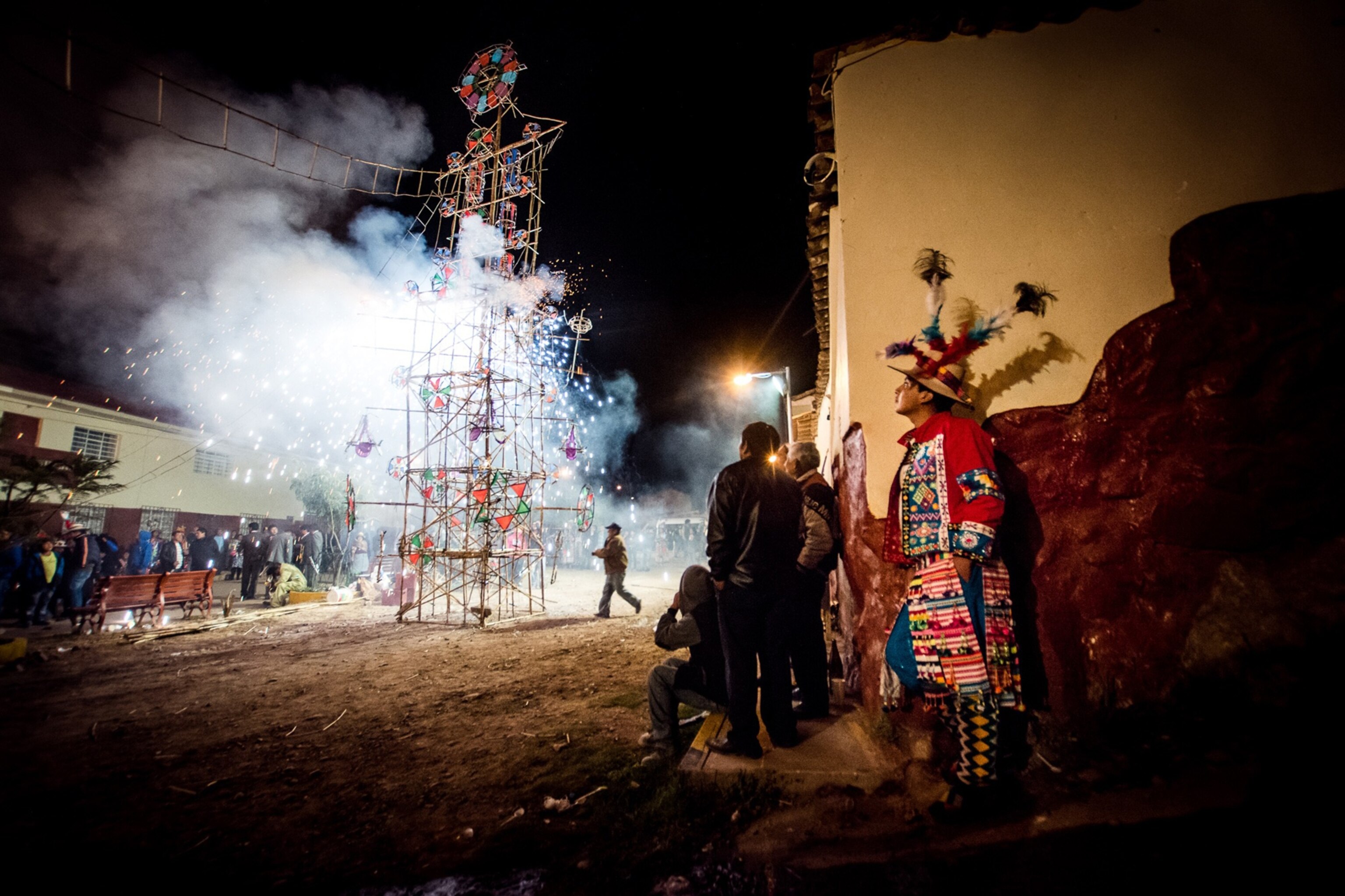 fireworks in Peru