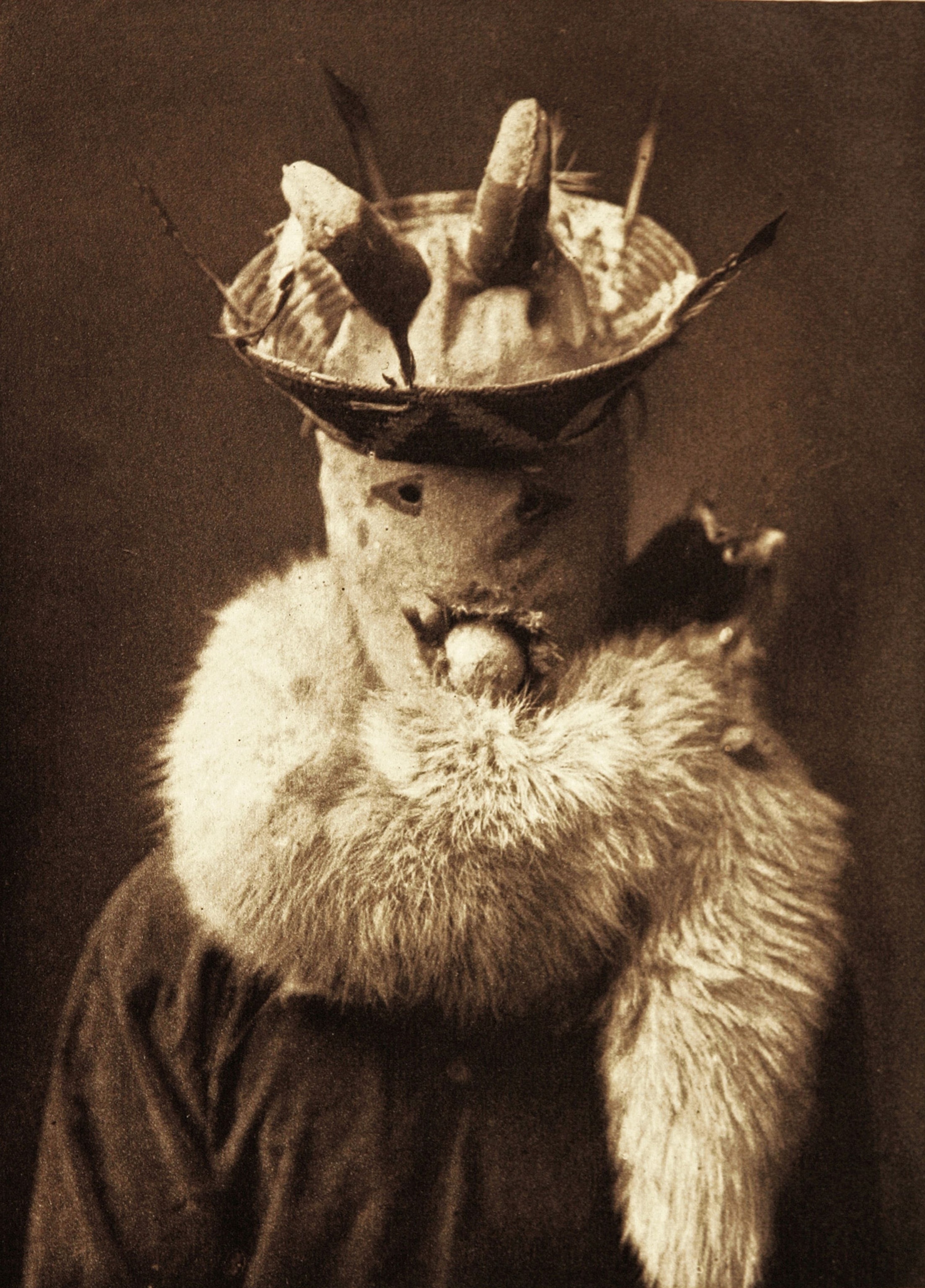 one person of Native American ethnicity with obscured face.