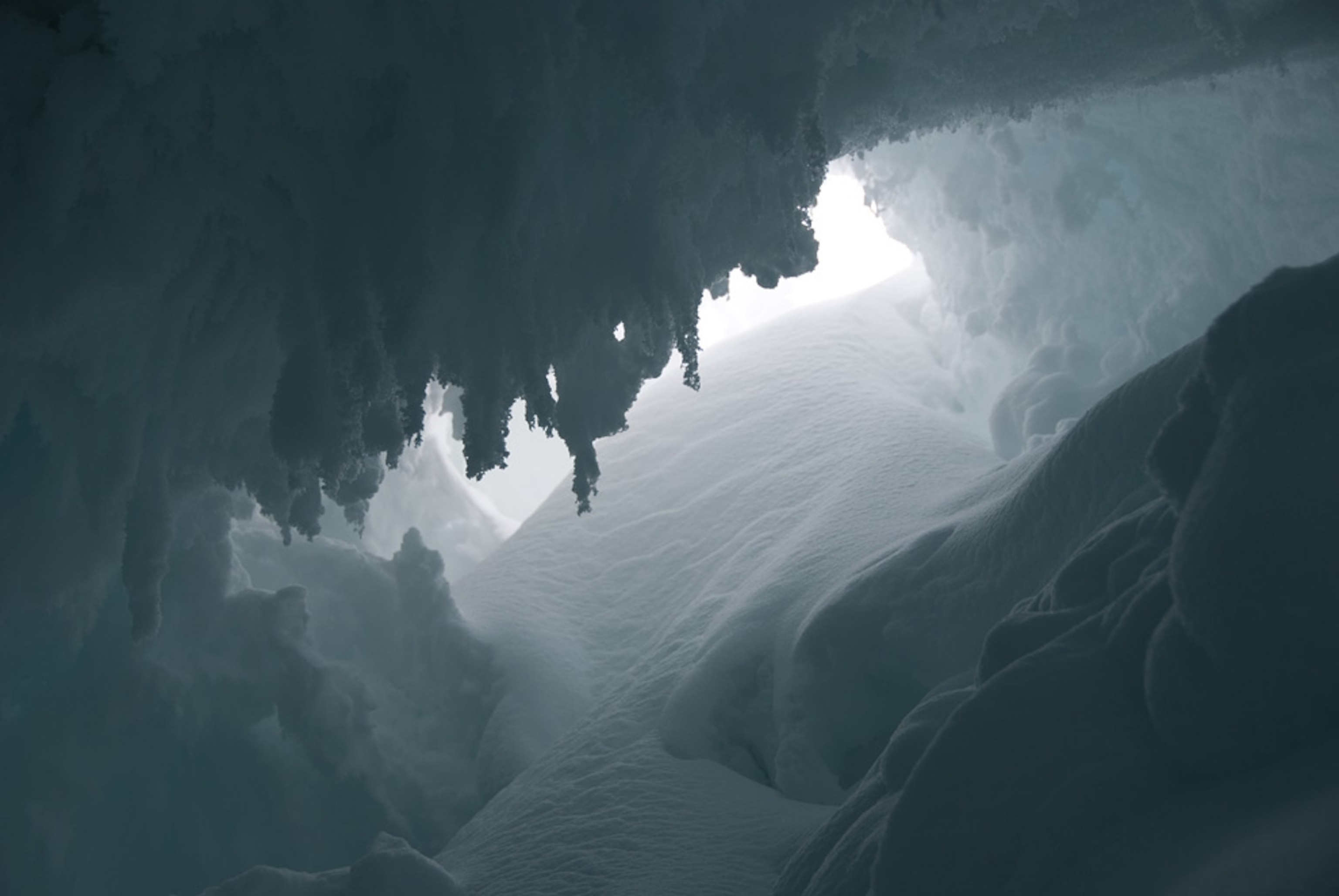 ice cave in Antarctica