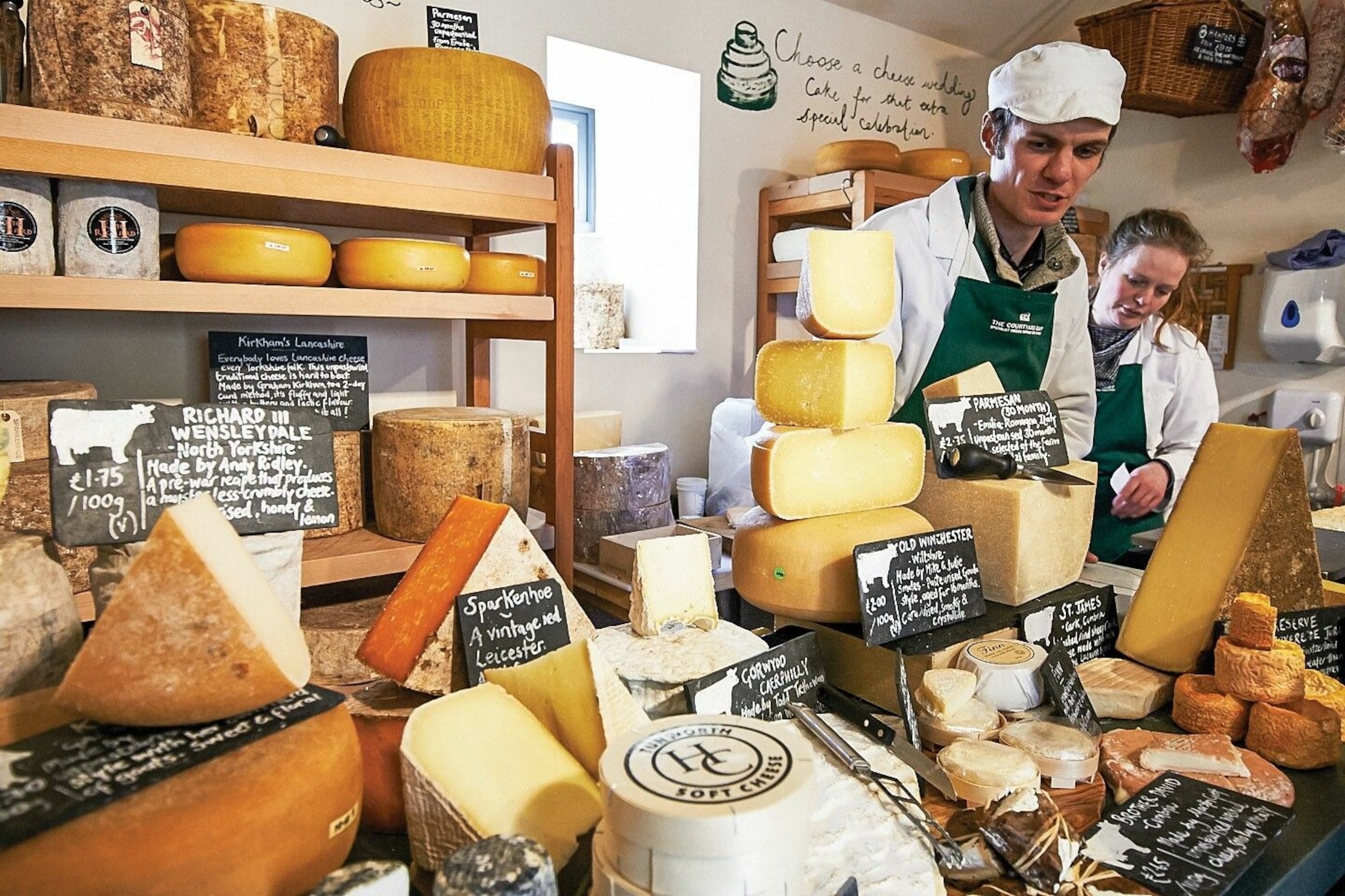 Andy Swinscoe is a cheesemonger and co-owner of The Courtyard Dairy in Yorkshire.