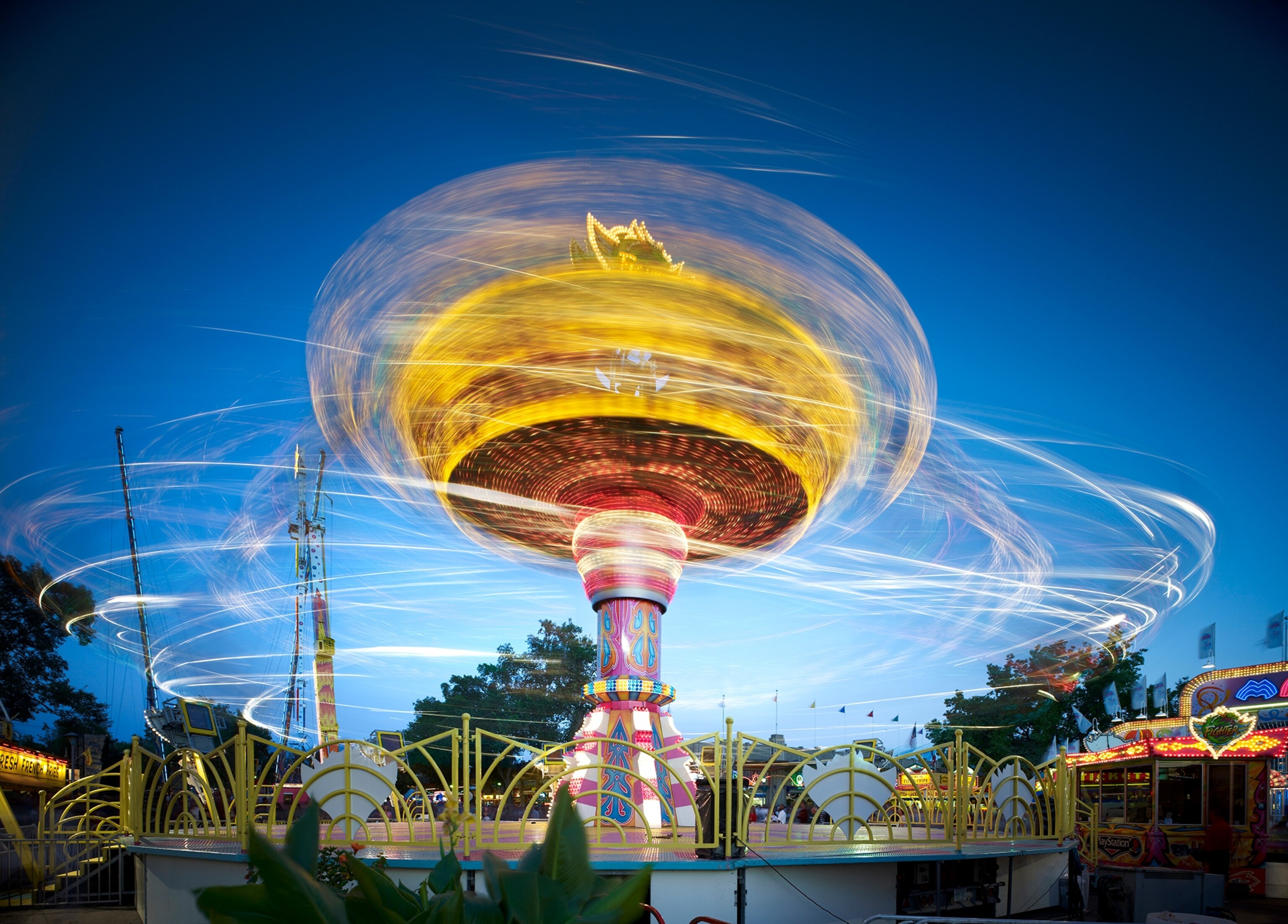 A ride at the Minnesota State Fair