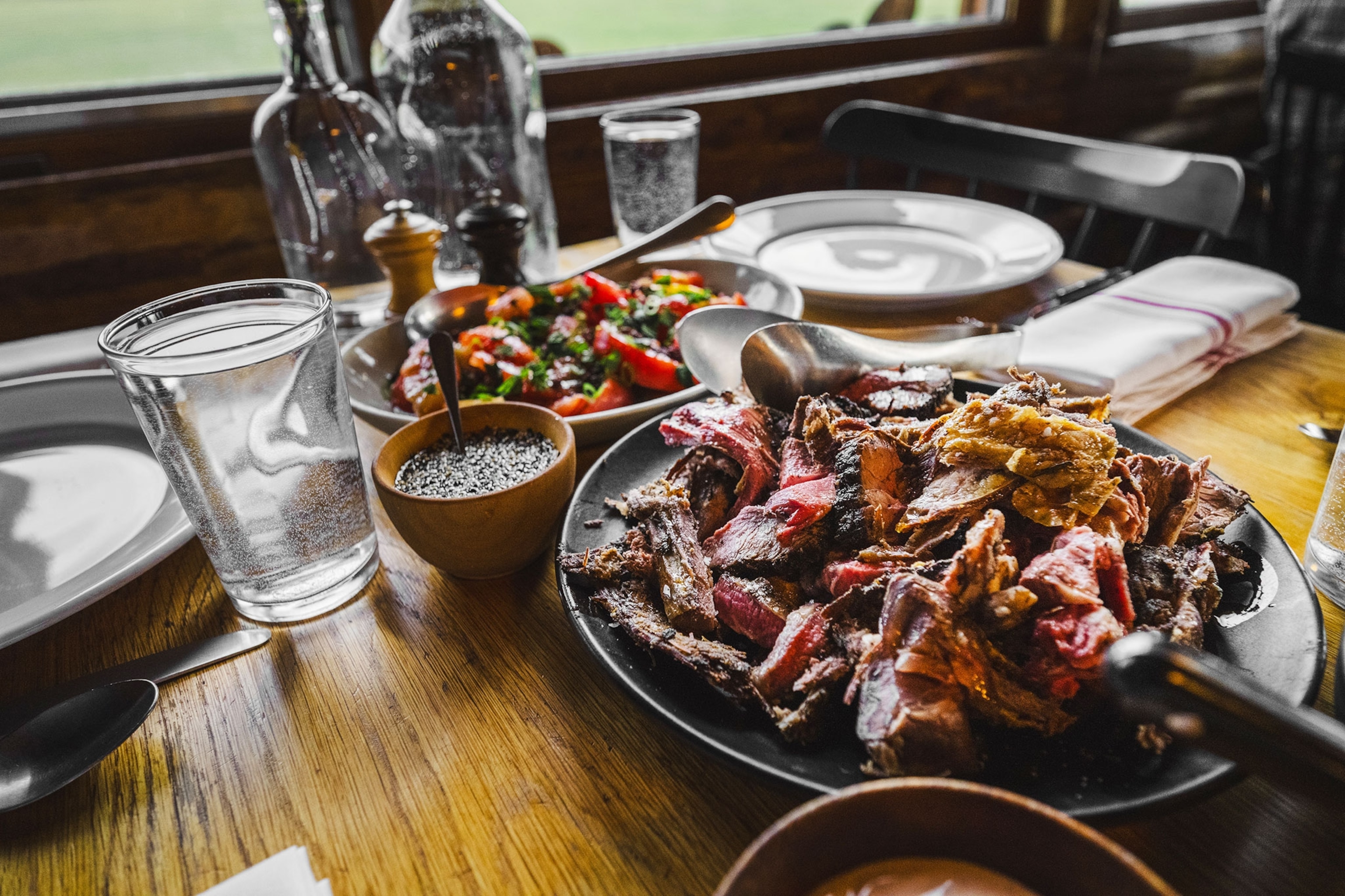 Meal served at Darwin Ranch