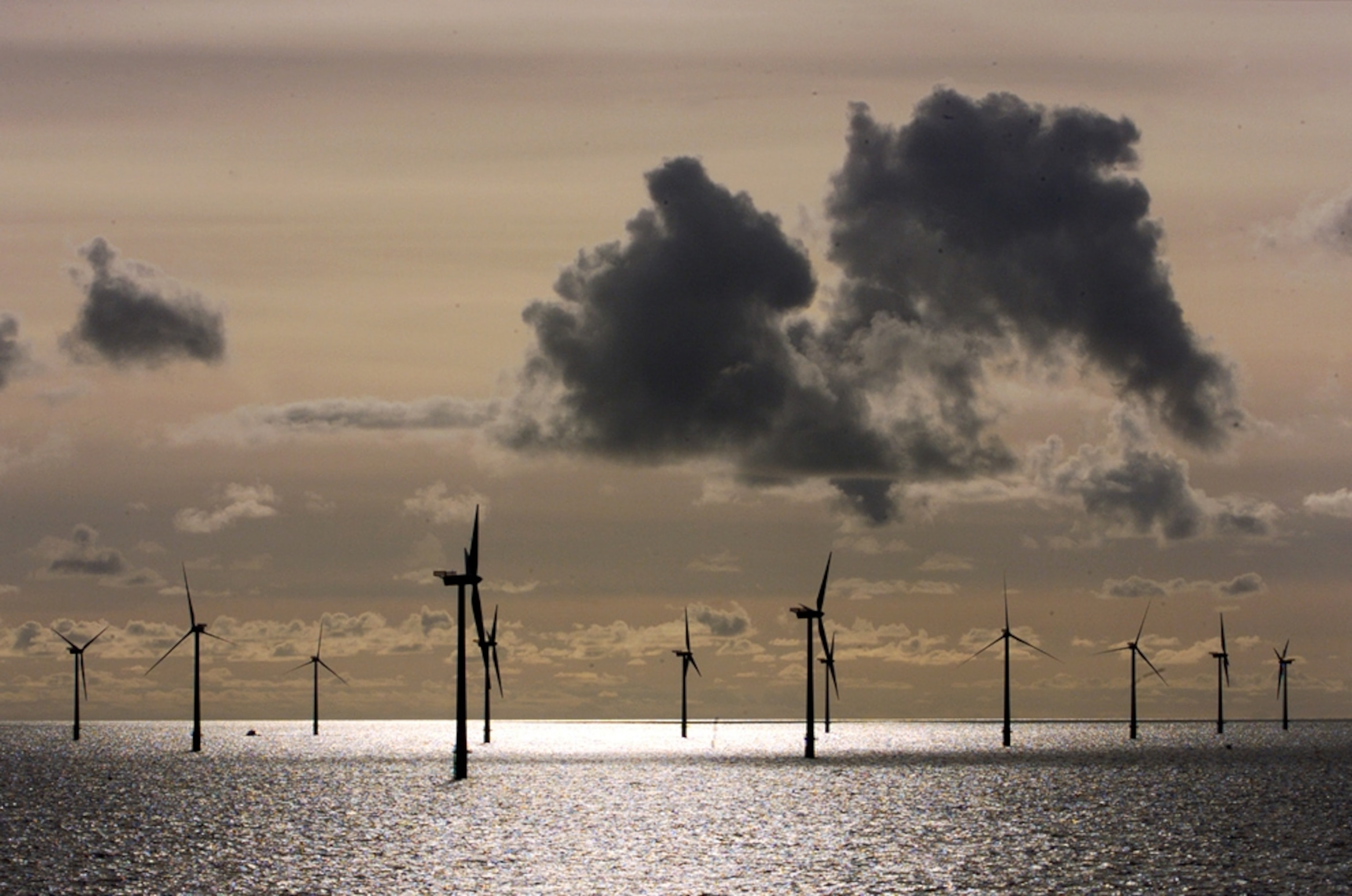 File photo: offshore windmills