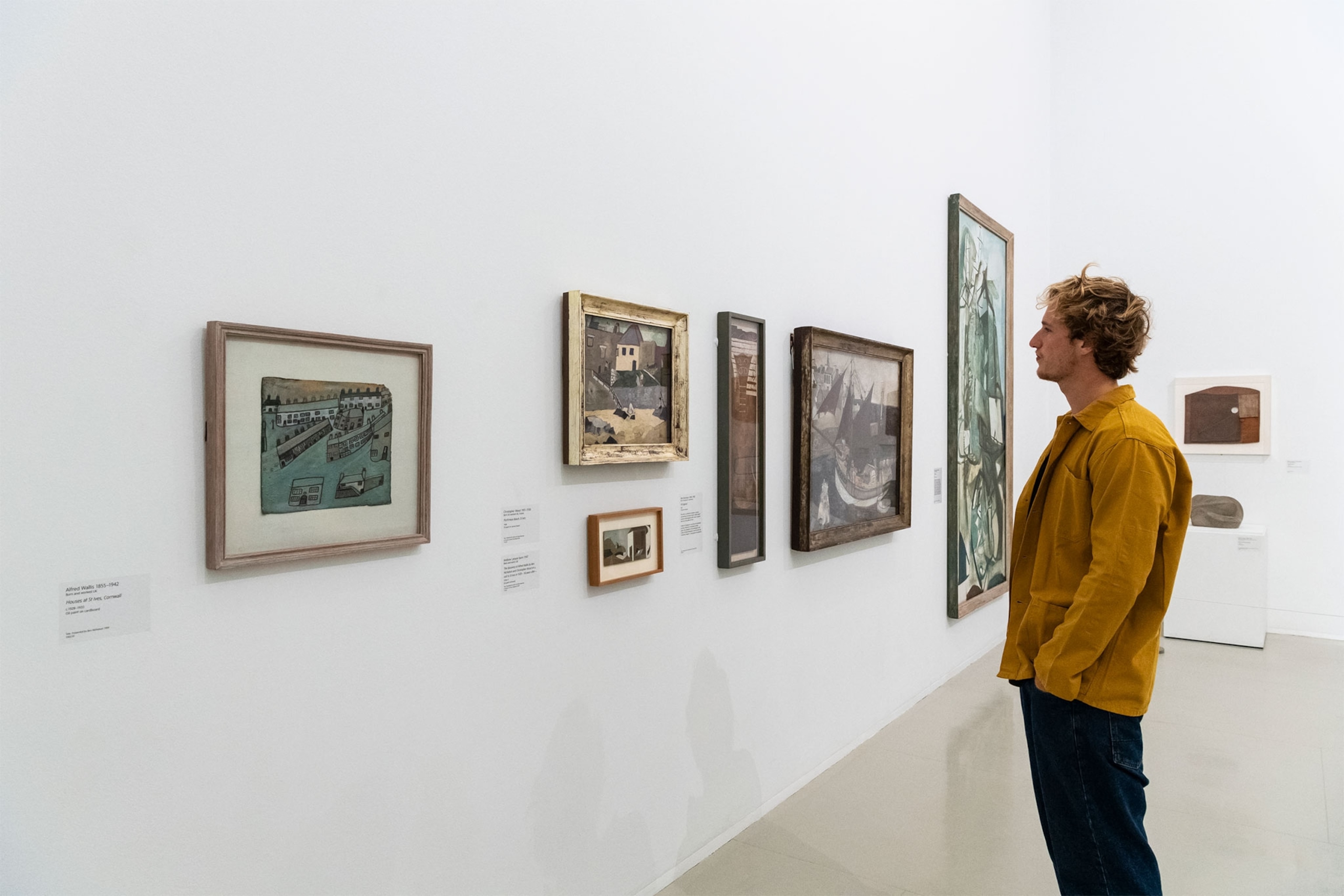 Members enjoying the collection at Tate St Ives