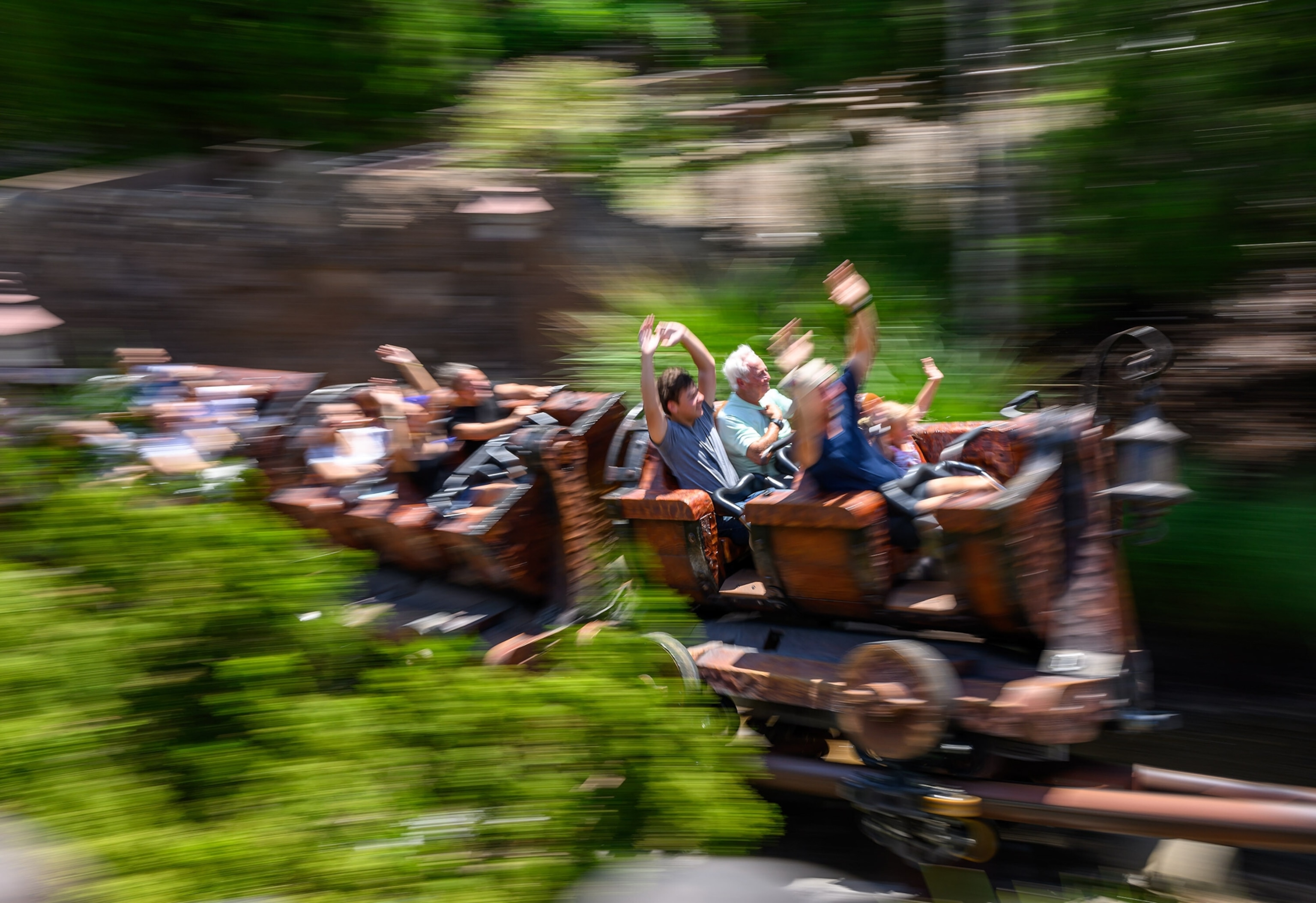 The Seven Dwarfs Mine Train at Walt Disney World