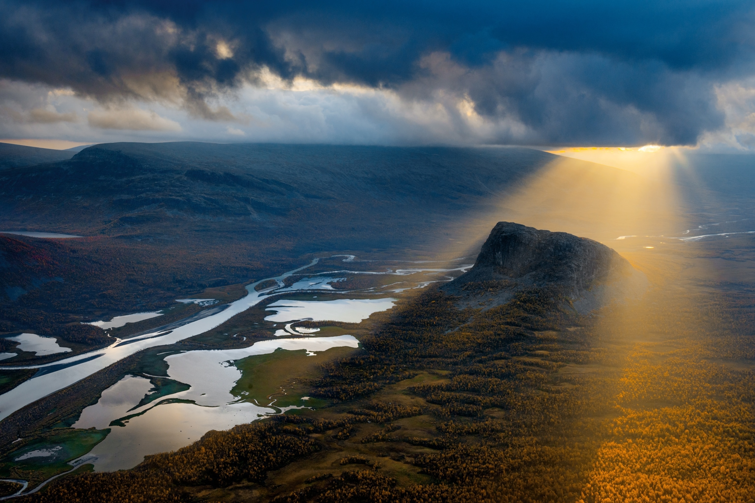 Mount Nammatj in Laponia