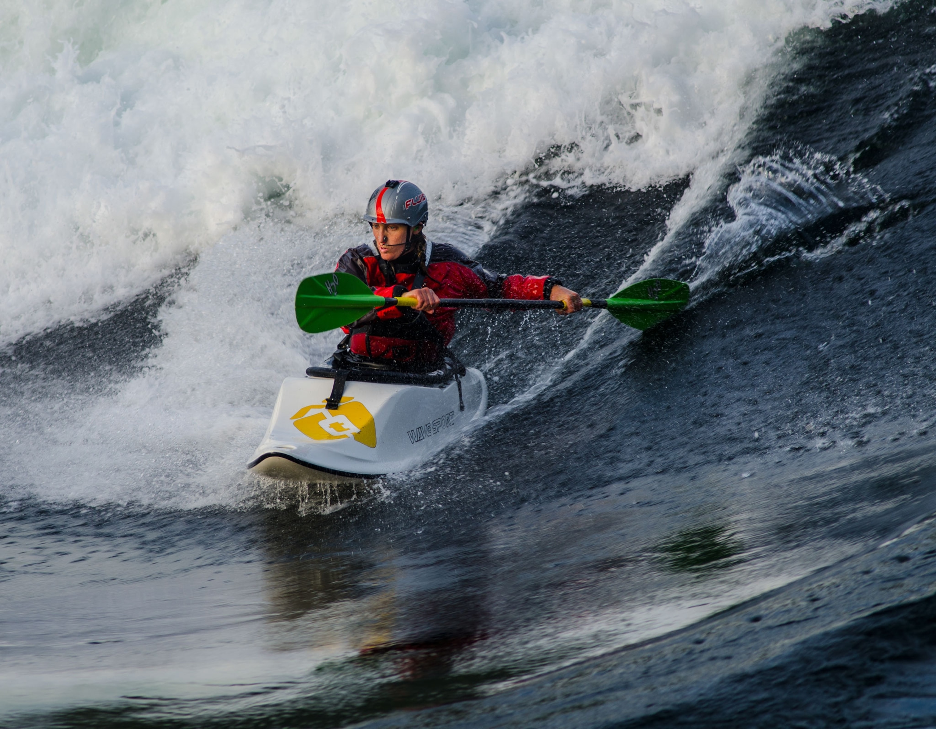 Natalie Anderson kayaking