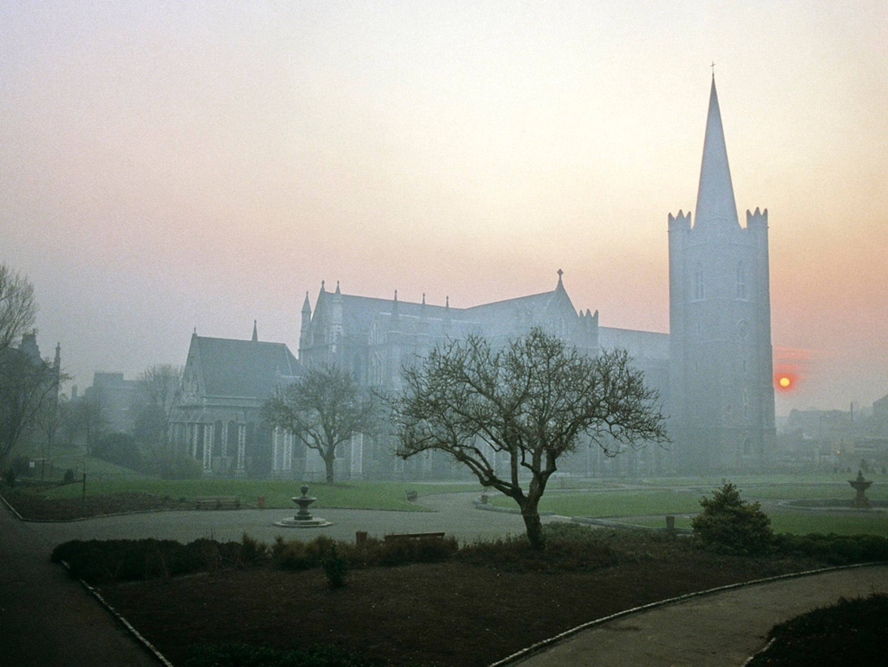 St. Patrick’s Cathedral in the fog