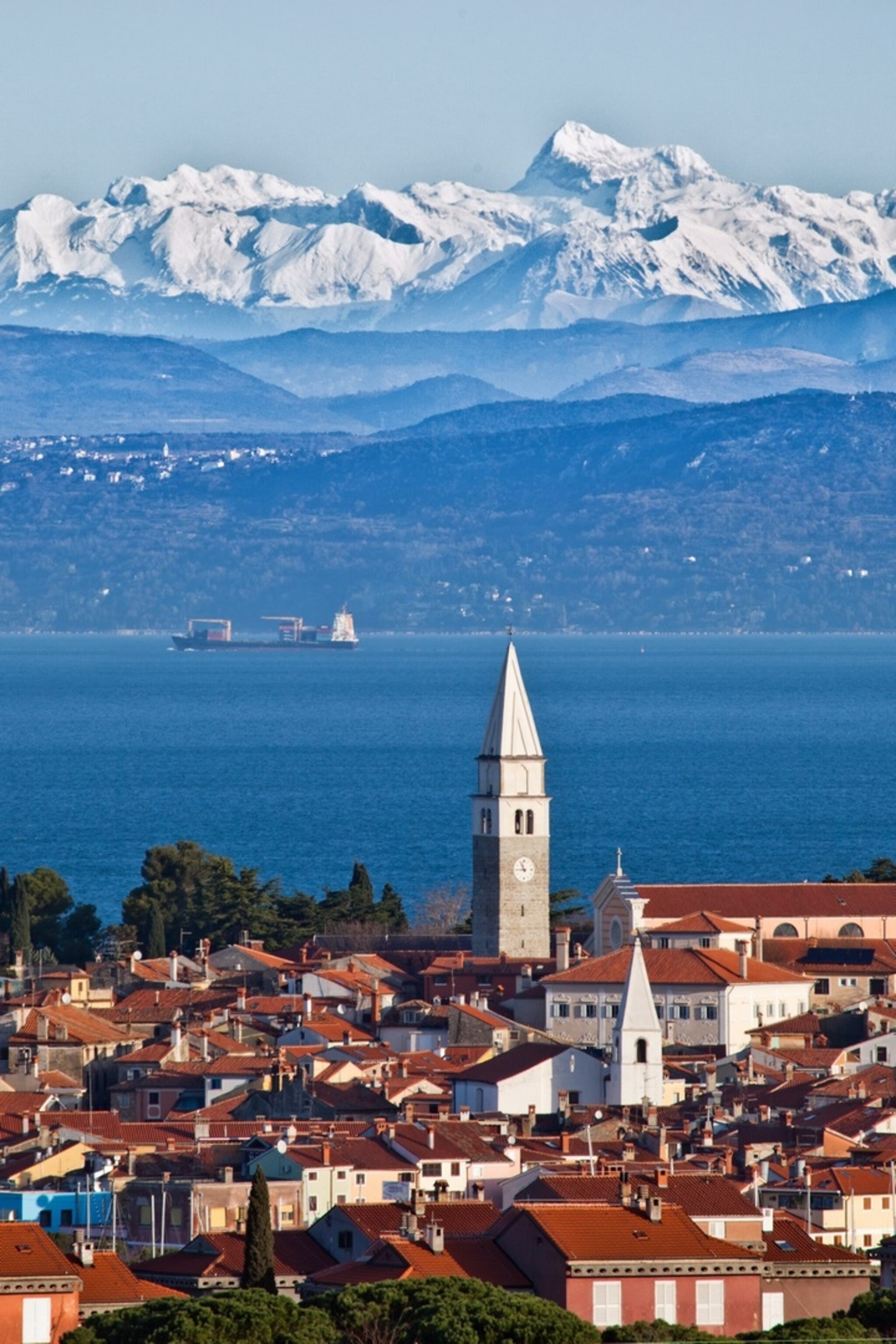 historic fishing town of Izola Slovenia