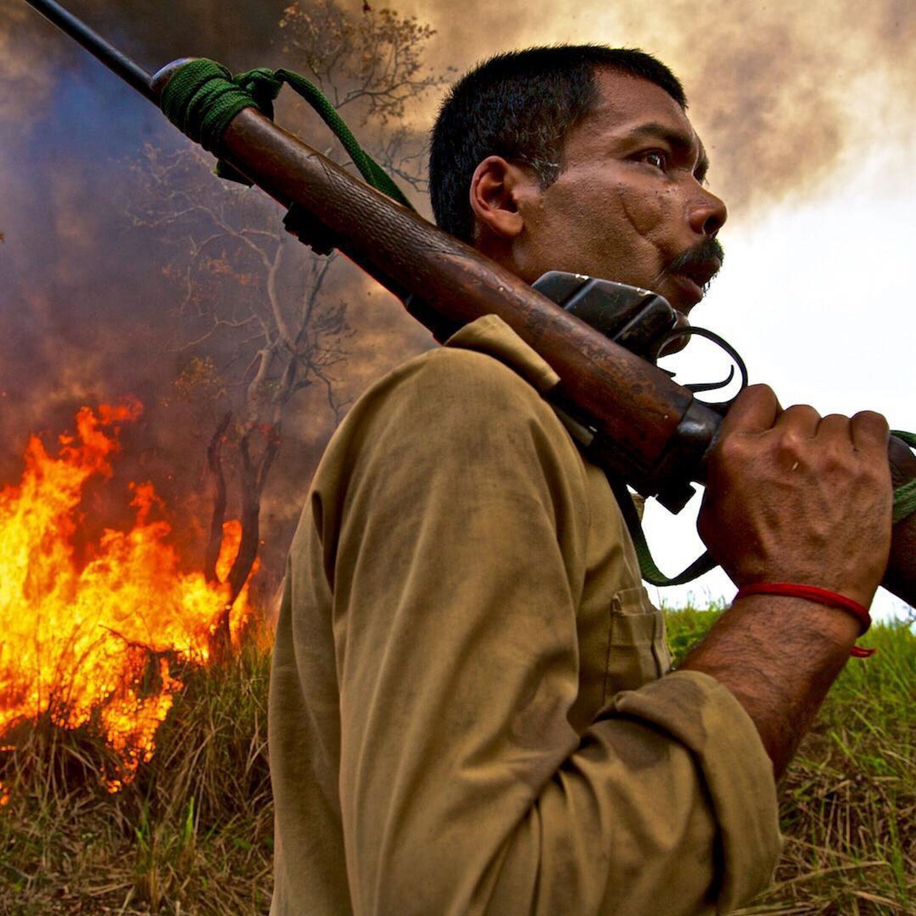a guard in Virunga National Park, DRC