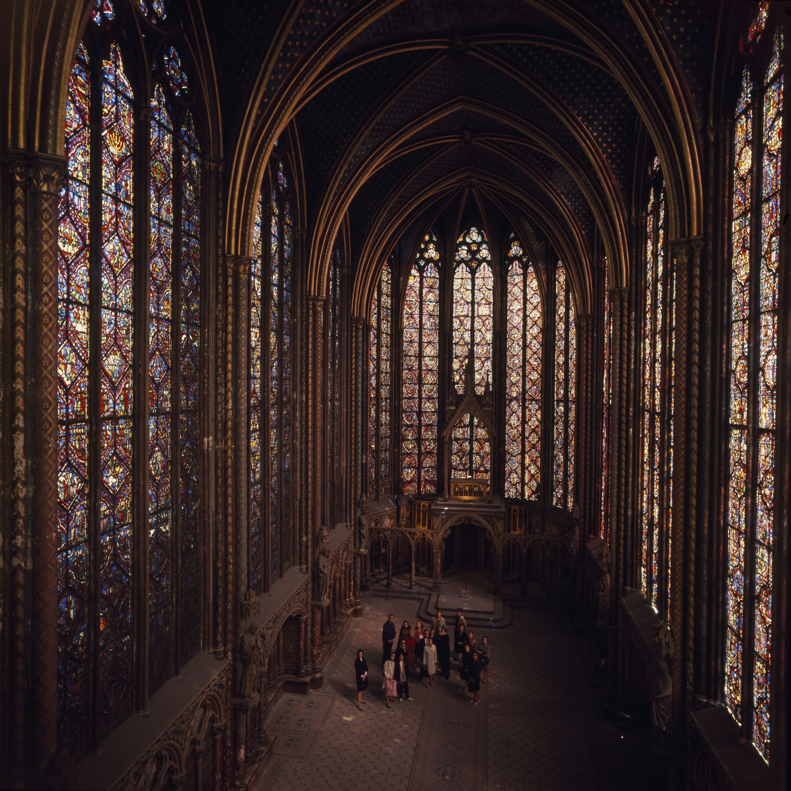 stained glass windows