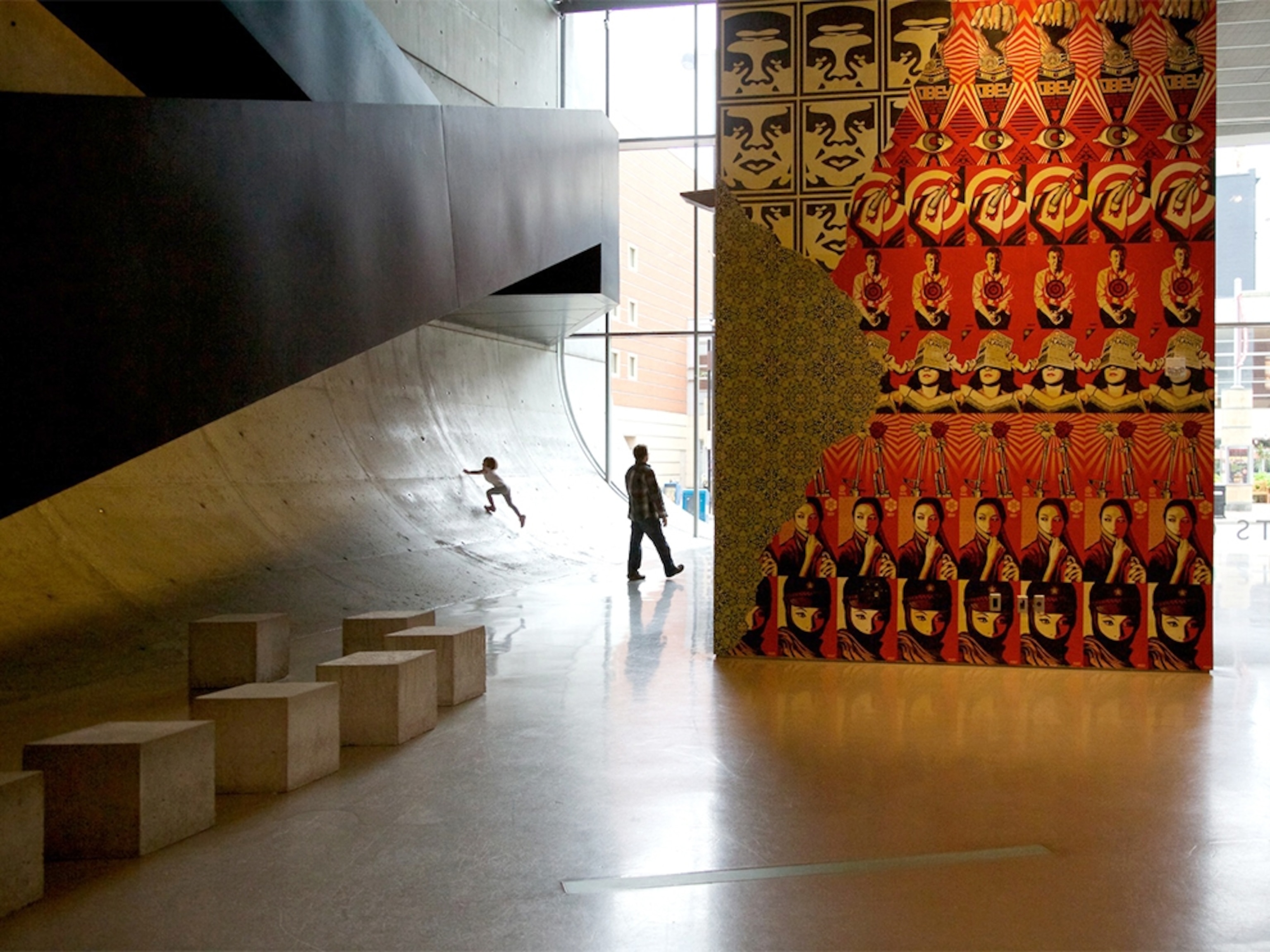 inside the Contemporary Arts Center in Cincinnati, Ohio