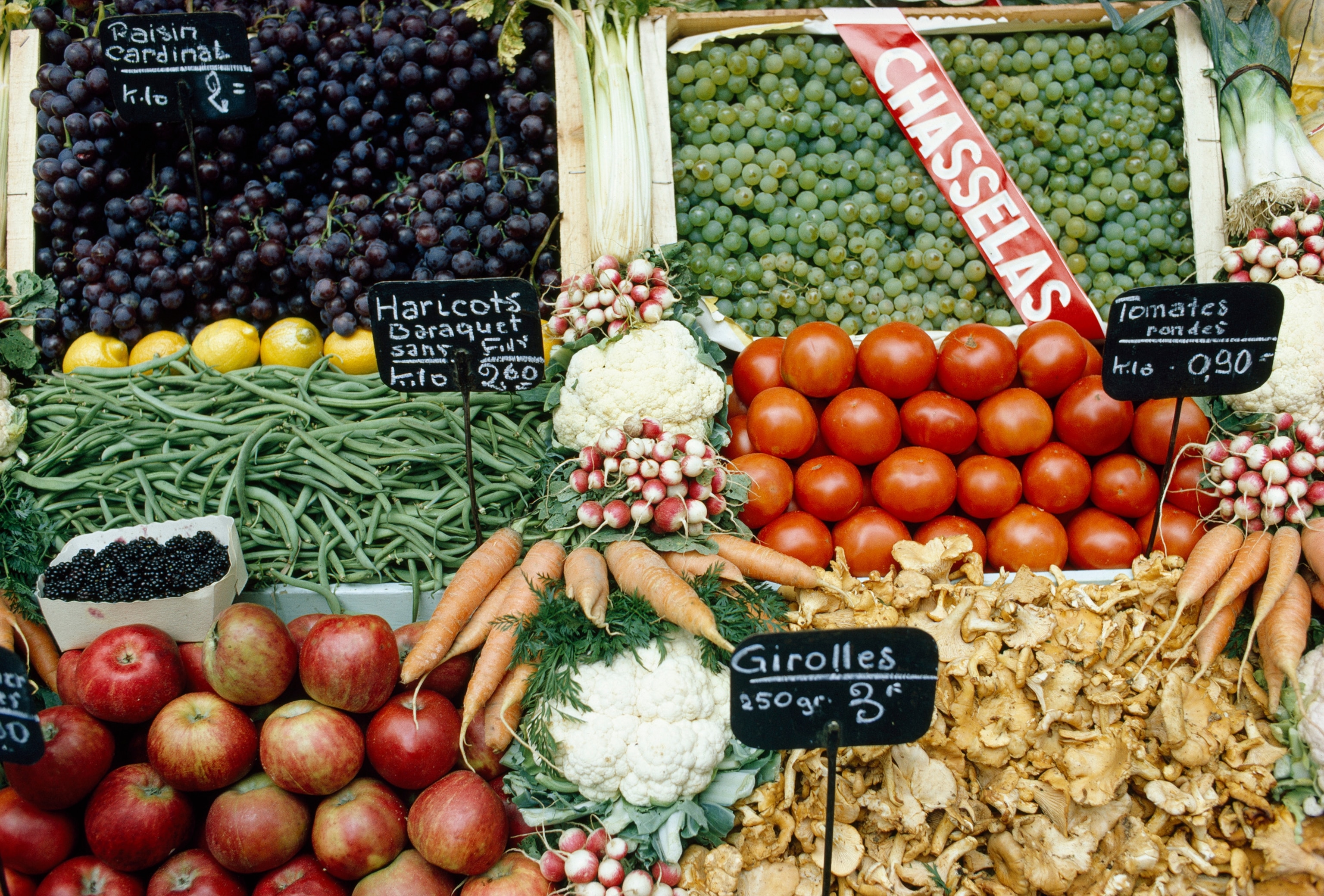 fruit stall in France