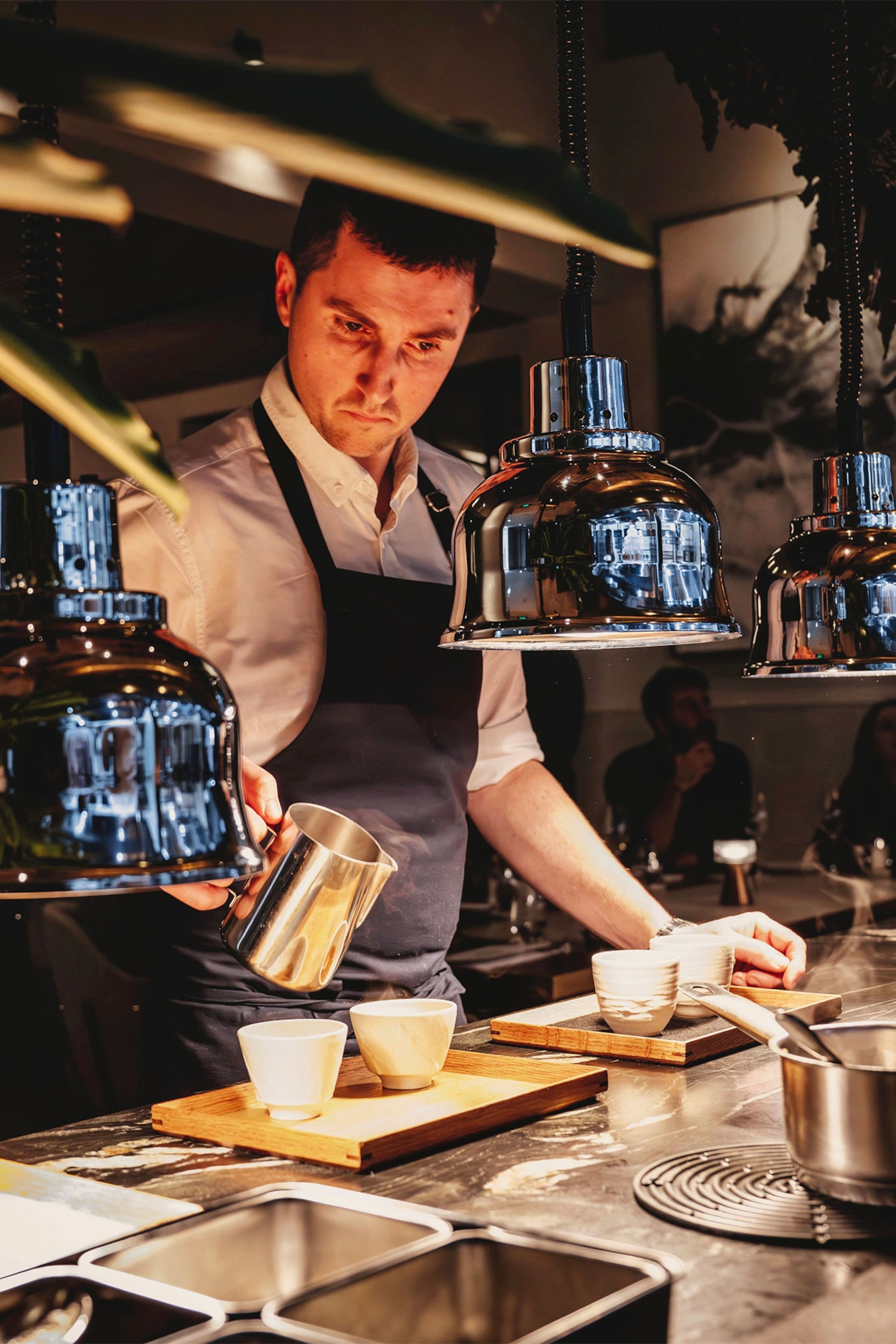 Josh Niland at the pass in Saint Peter at the Grand National.