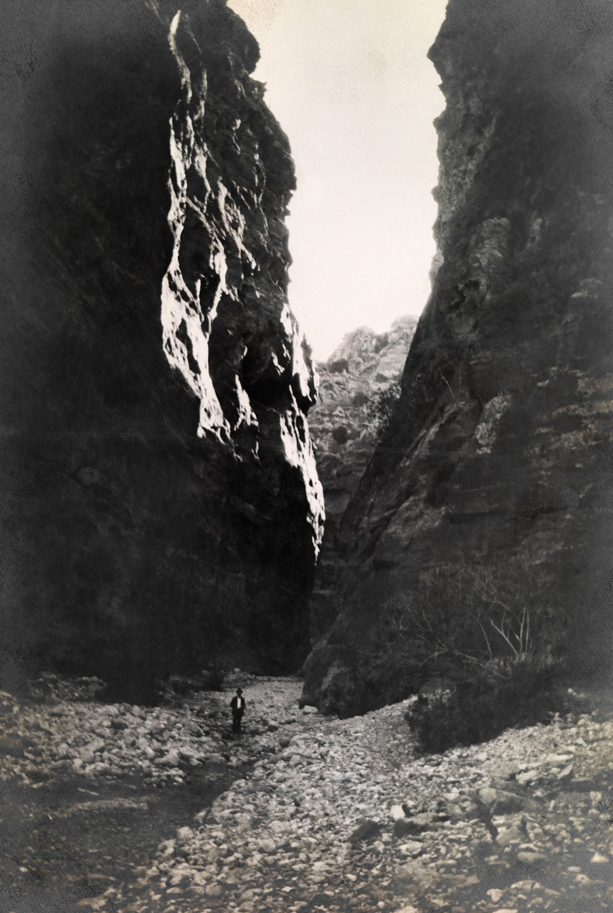The two mile defile entrance to Petra, the Gorge of the Sik.