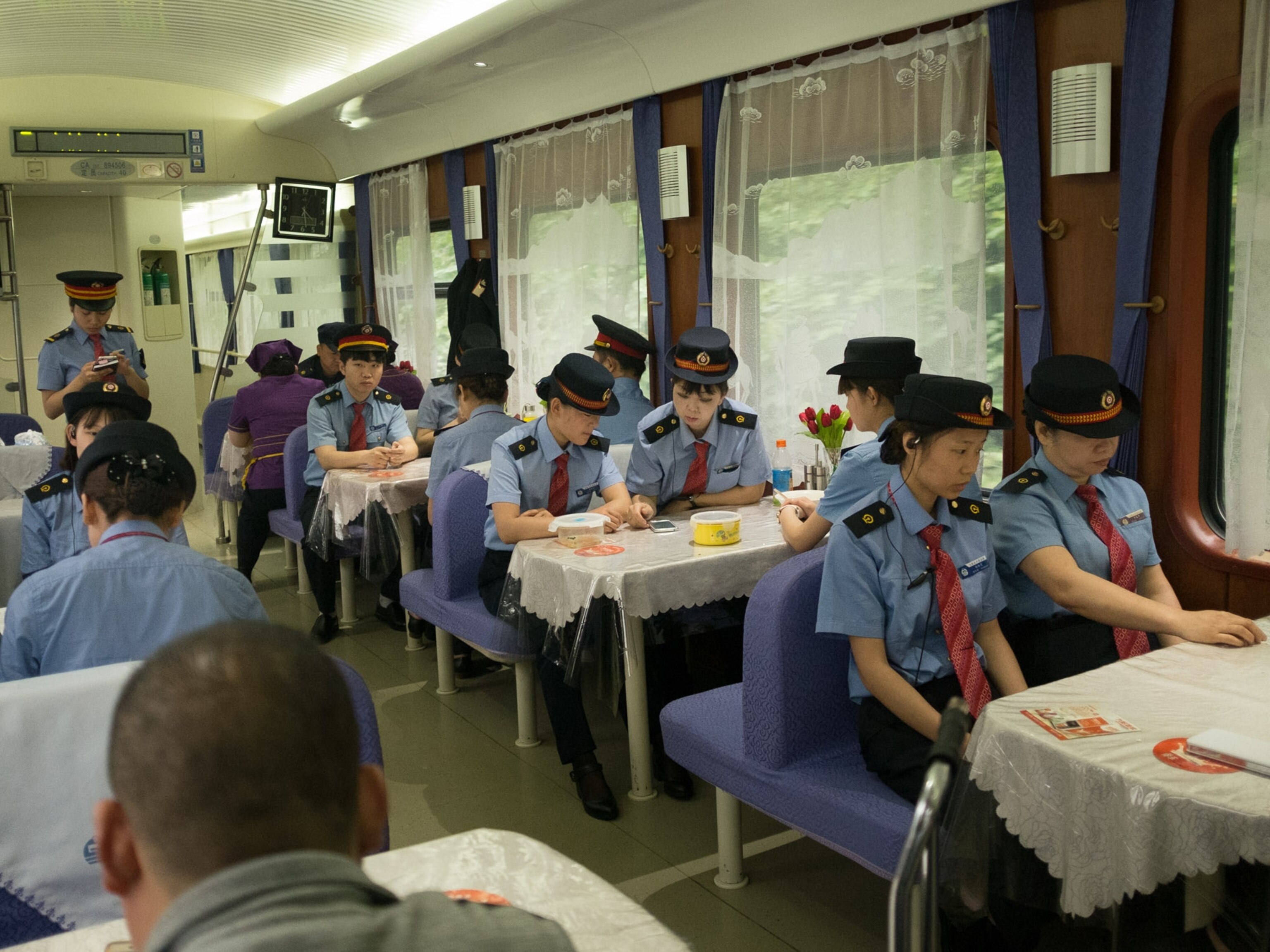 train’s staff meeting