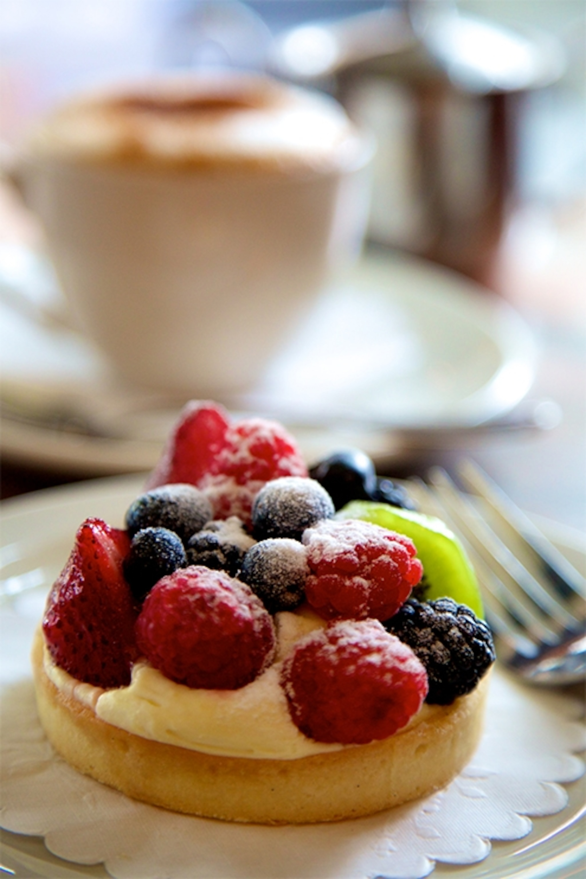 fruit tart in Saratoga, New York