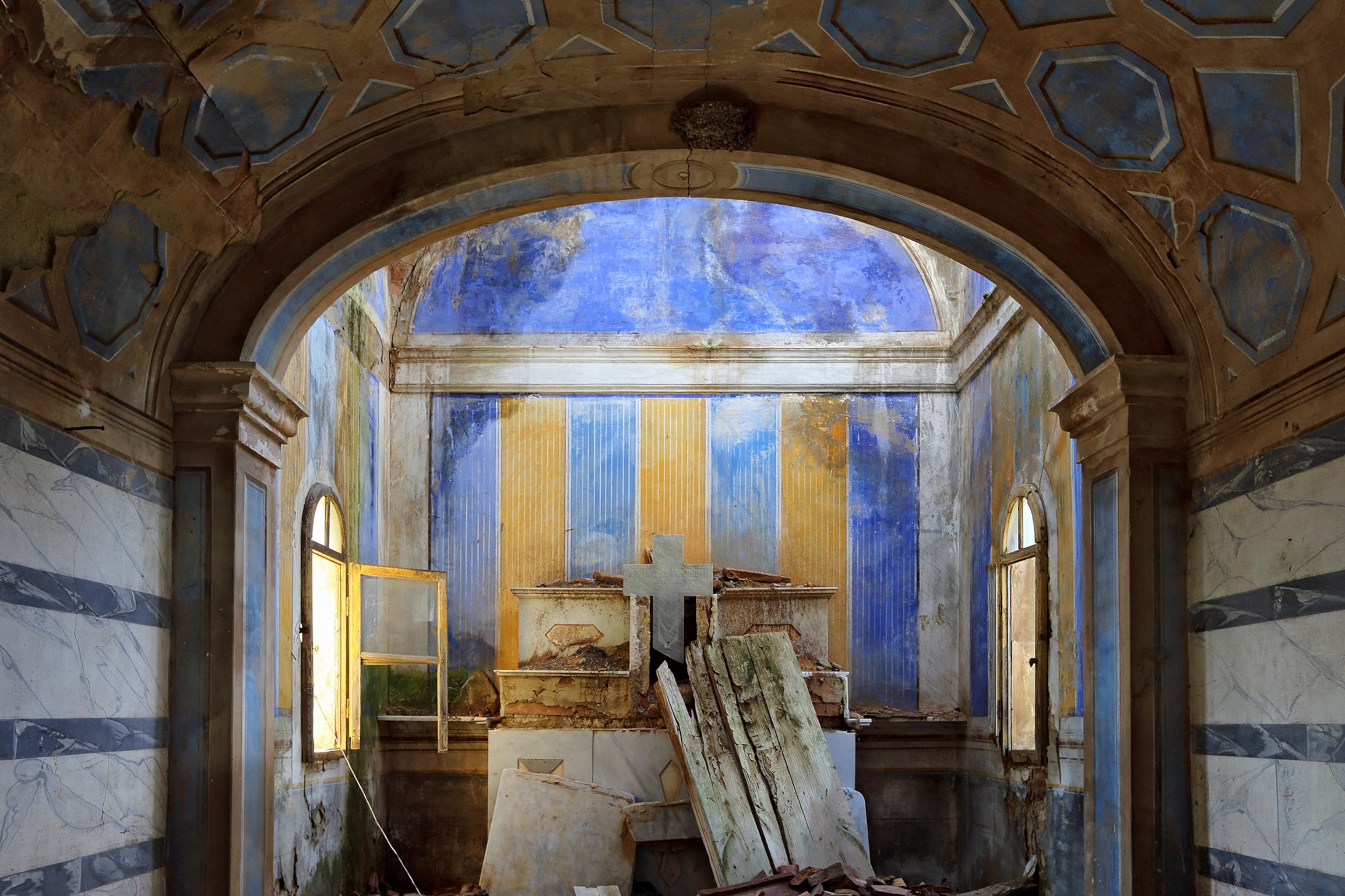 an abandoned village in Italy