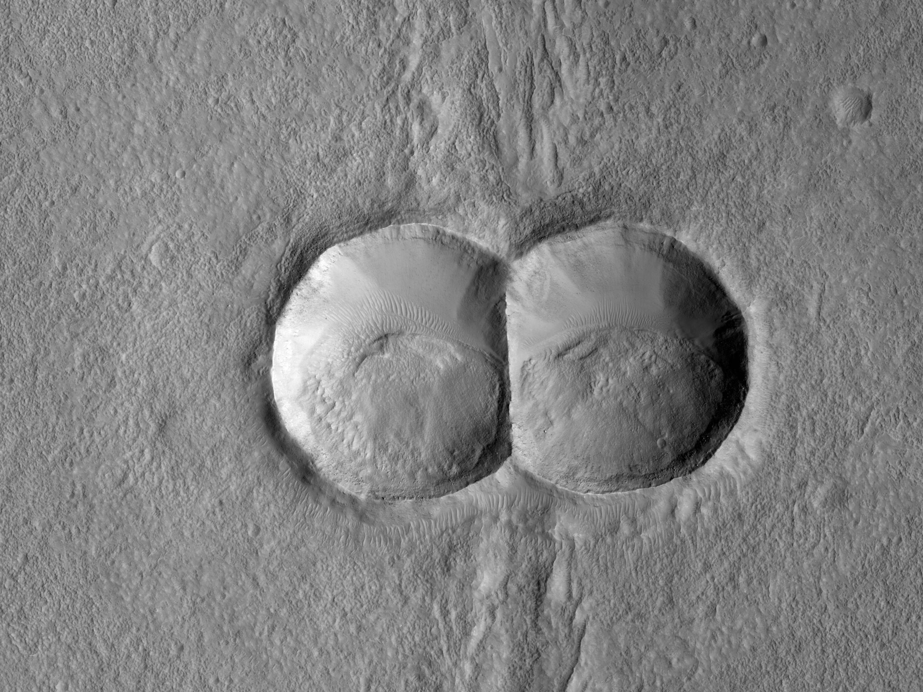 a double crater