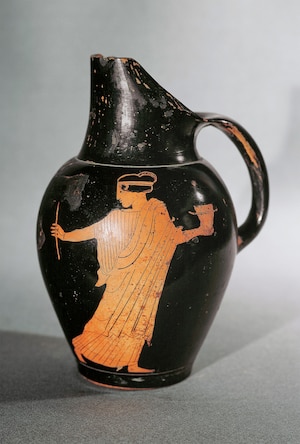 A Greek fifth-century b.c.e. vase portraying Circe, who enchanted Odysseus&rsquo;s men on the island of Aeaea
