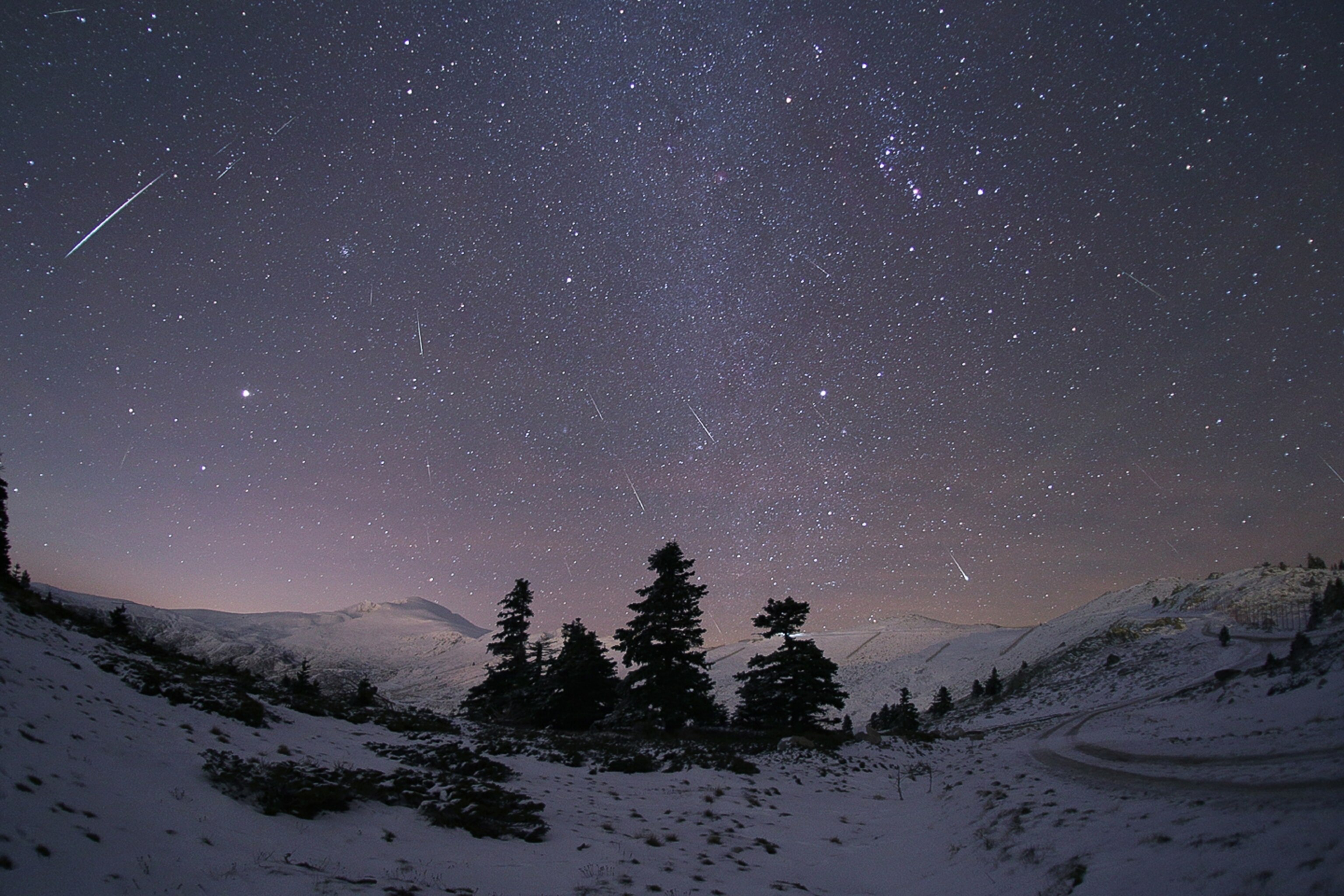the Geminids meteor shower.