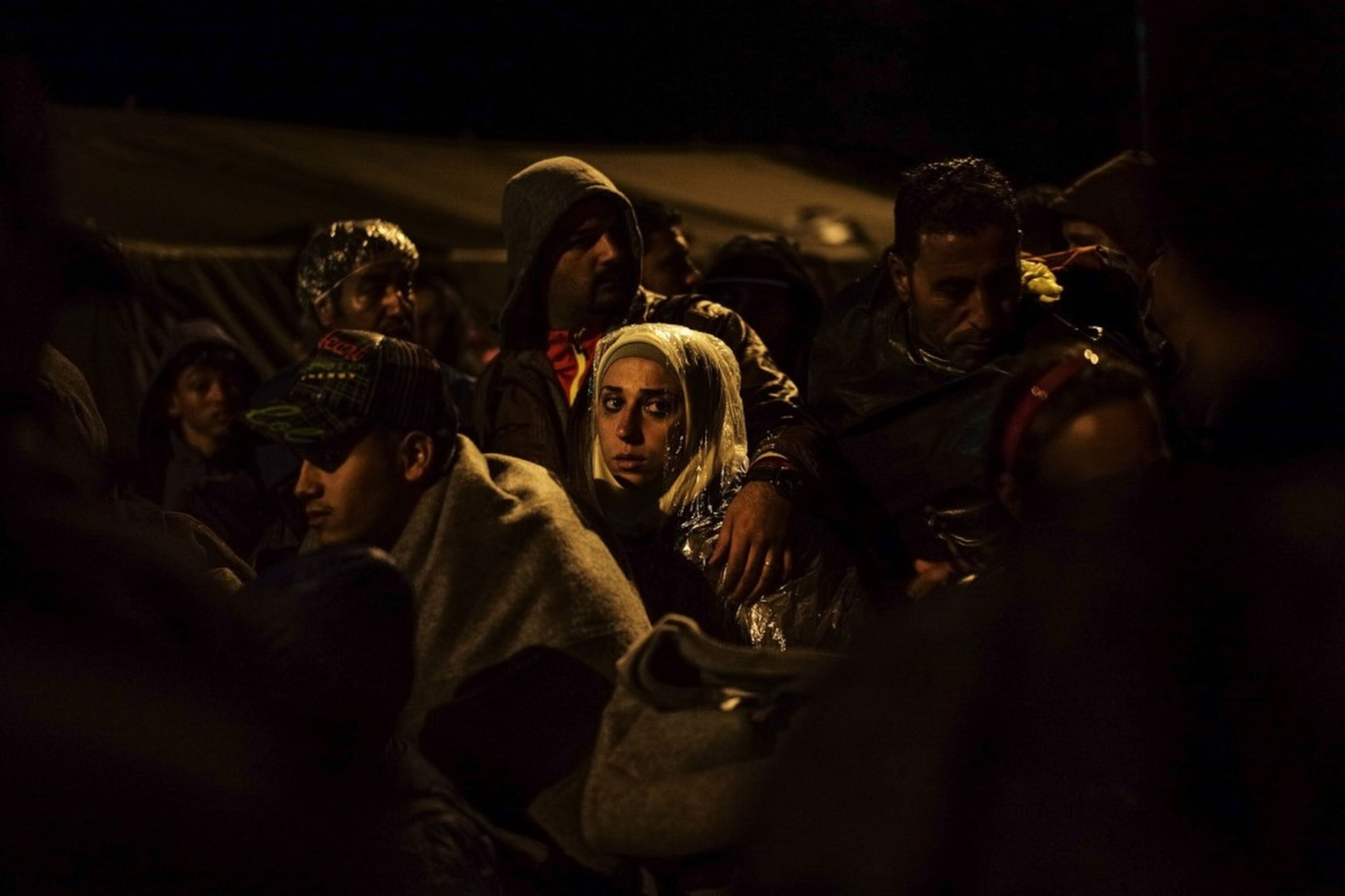 Picture from Ciril Jazbec's story on refugees