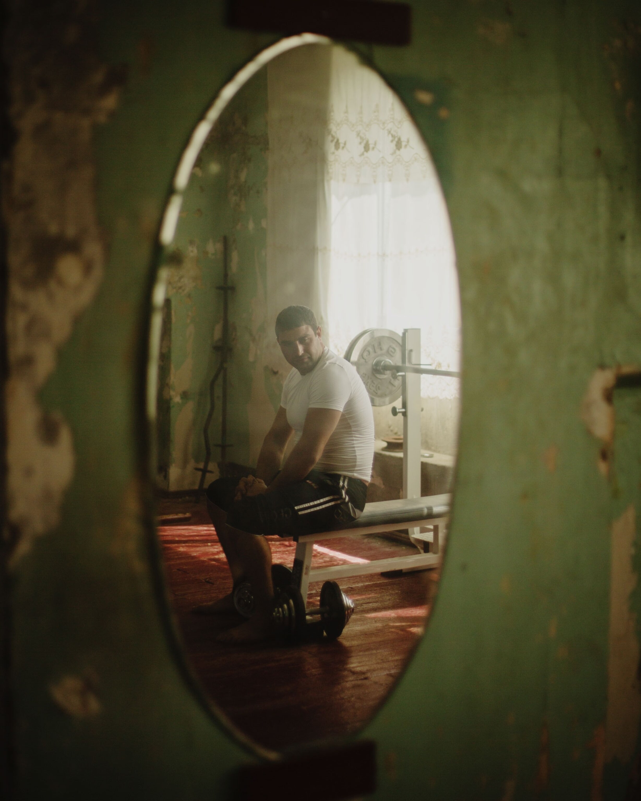 a man at a boxing club in Georgia