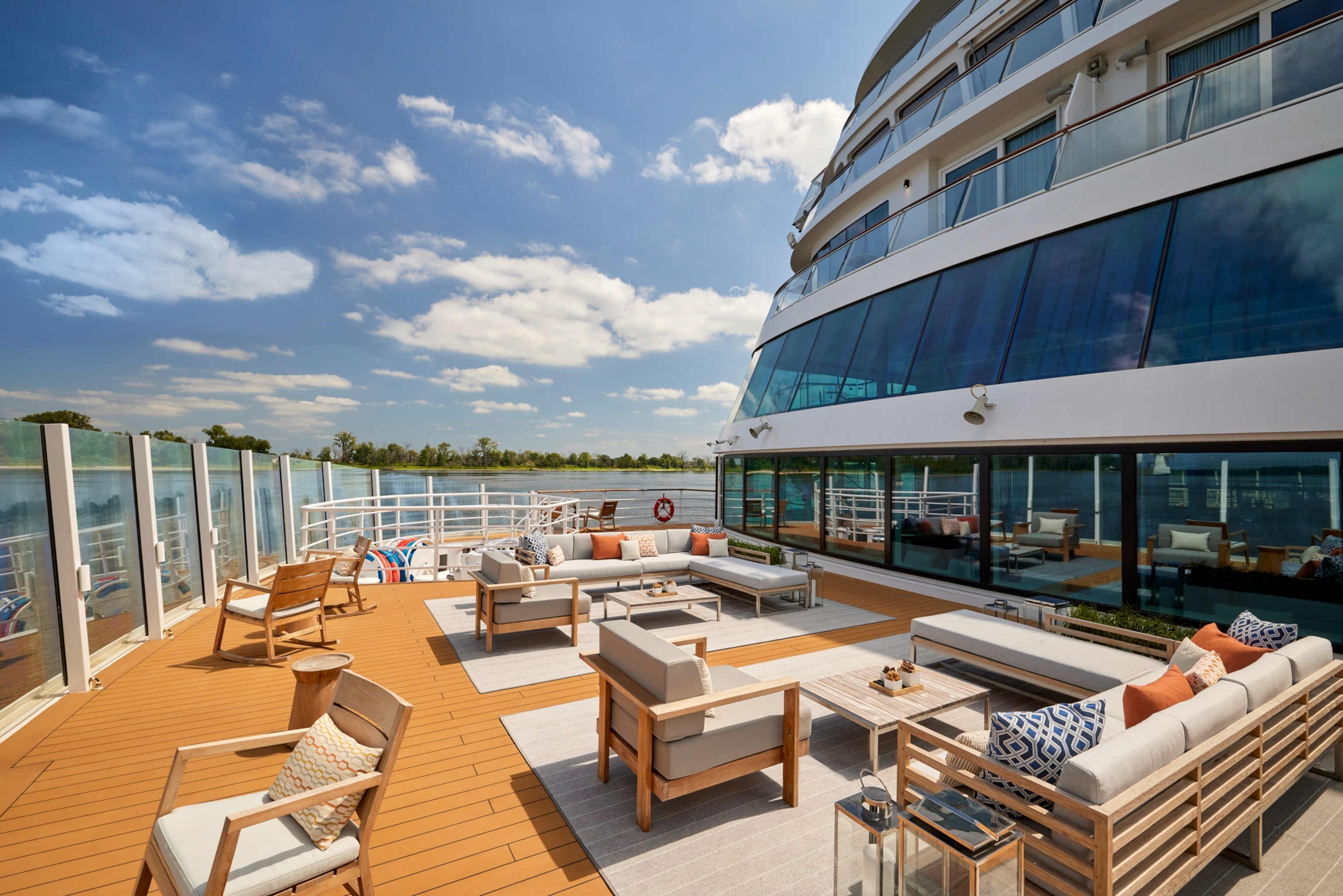 Pictured here, the Bow on board the Viking Mississippi