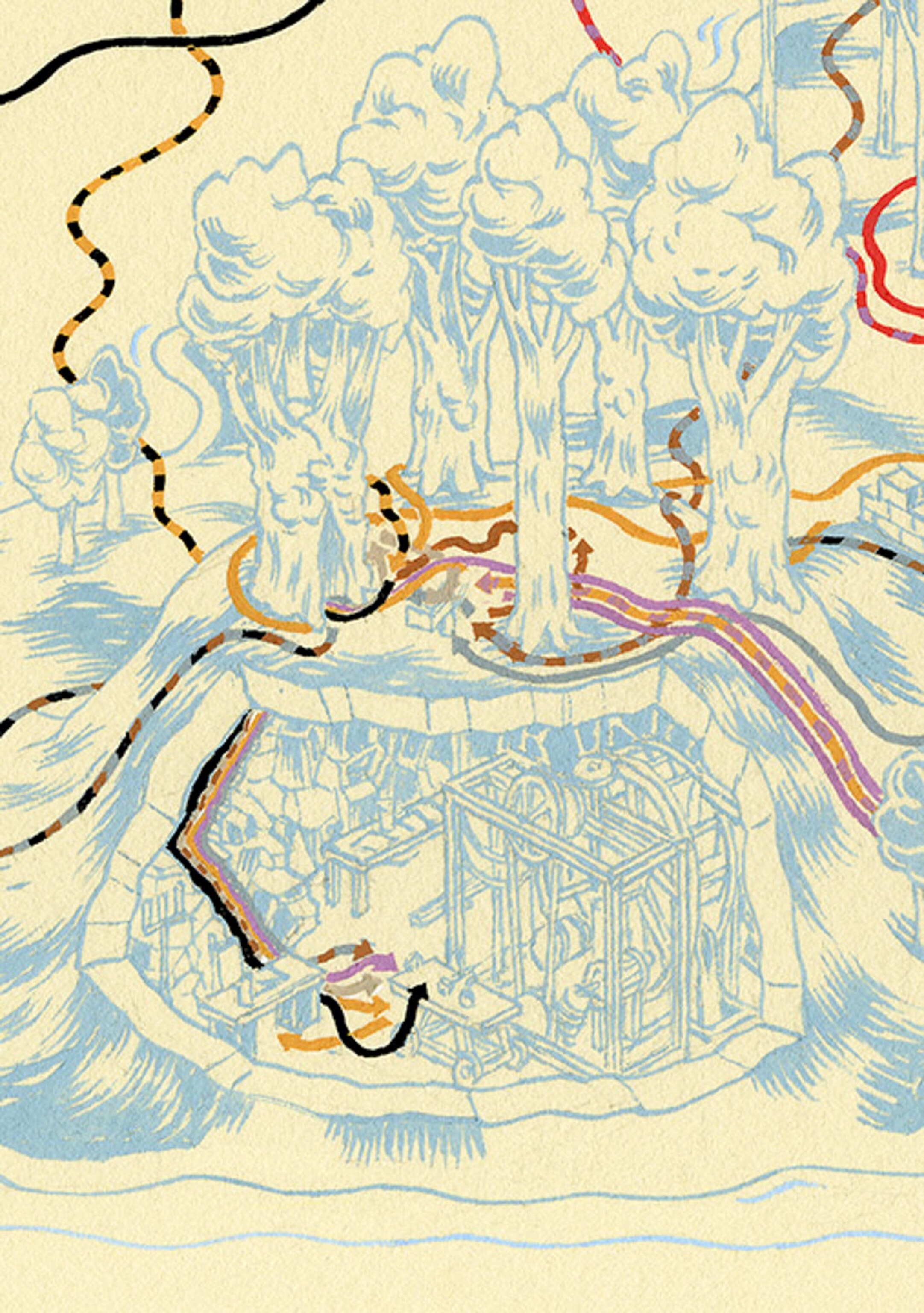 a map from the movie The Princess Bride