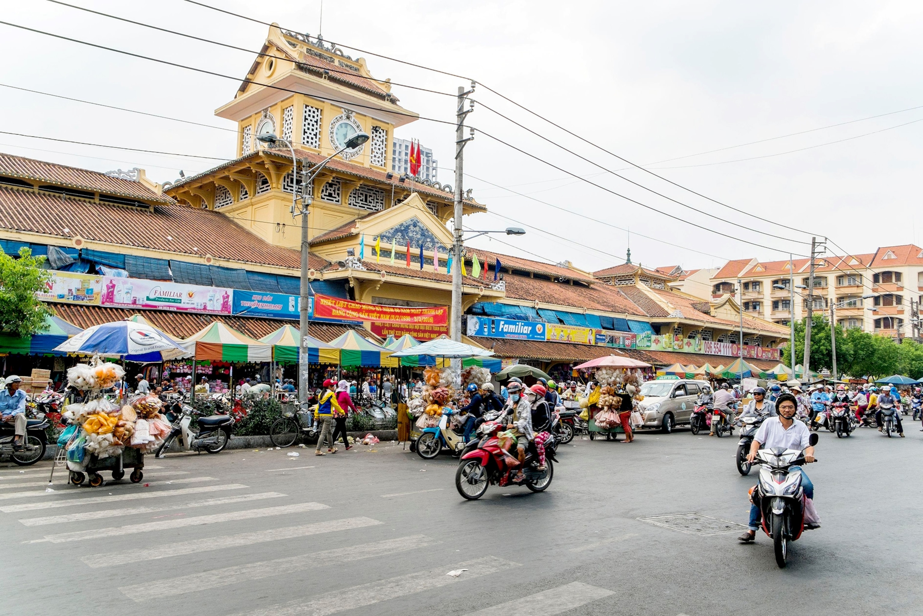 the Binh Tay Market in Ho Chi Minh City, Vietnam