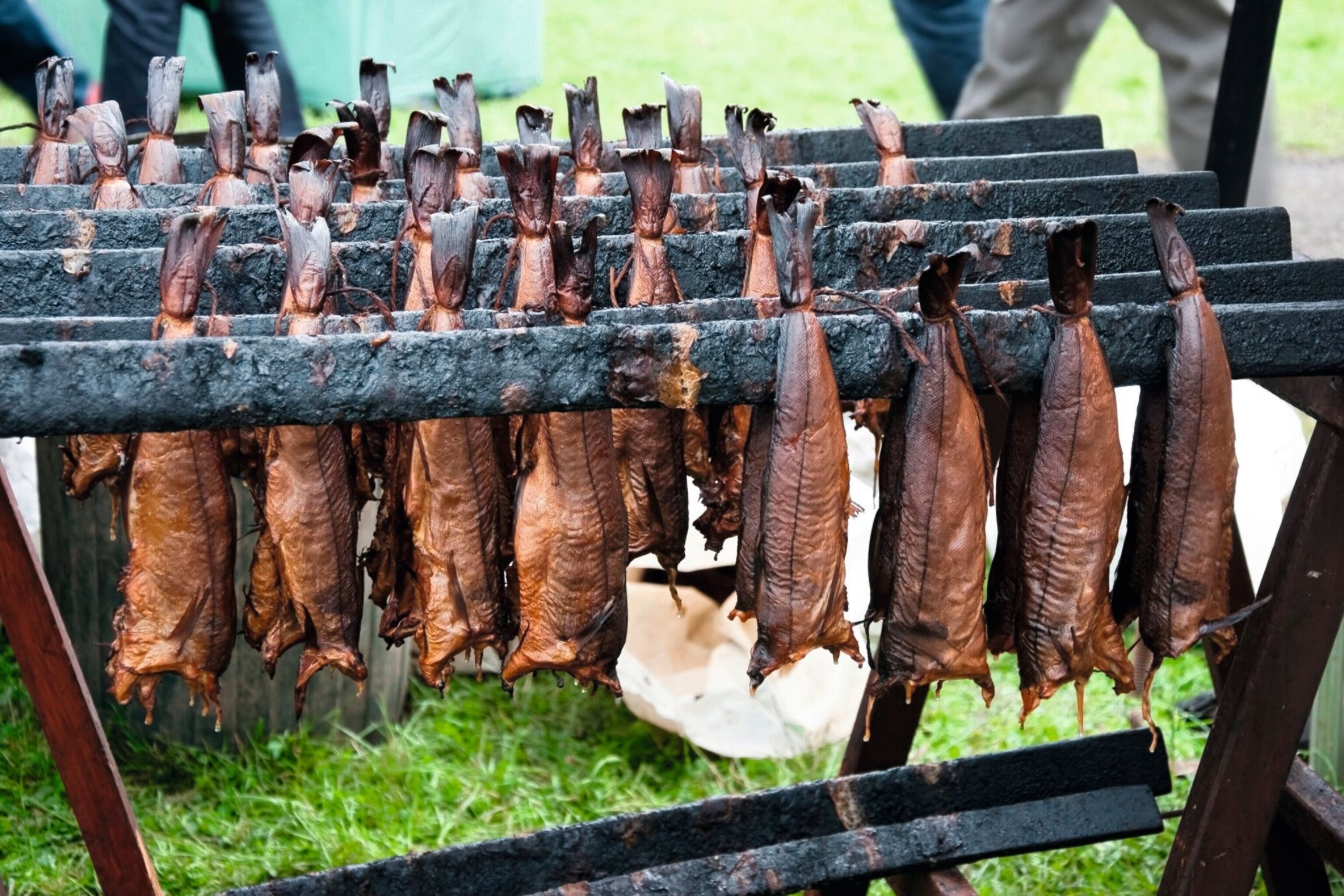 Smoked fish, a speciality of Argyll.