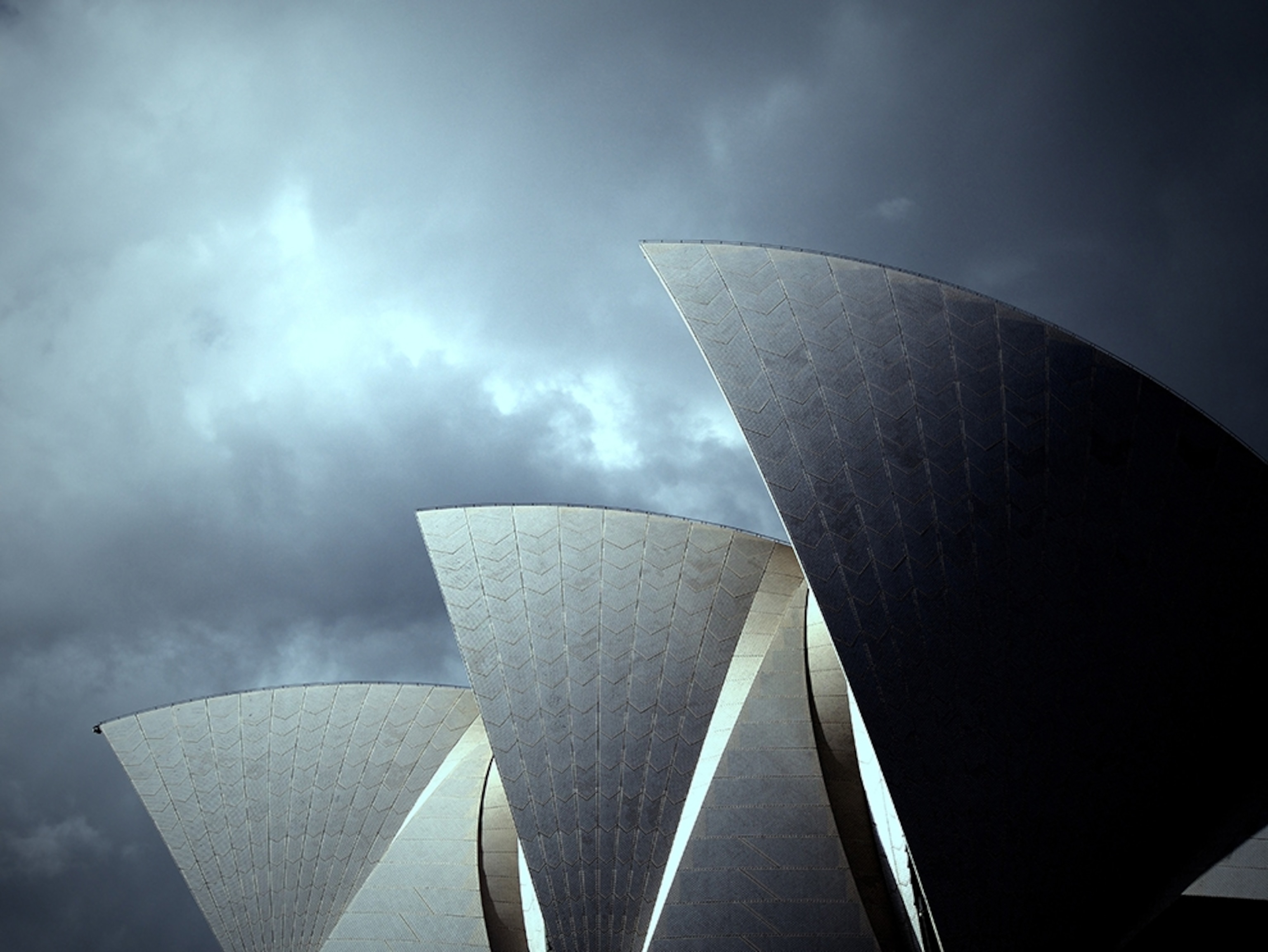 the top of the Sydney Opera House, Australia