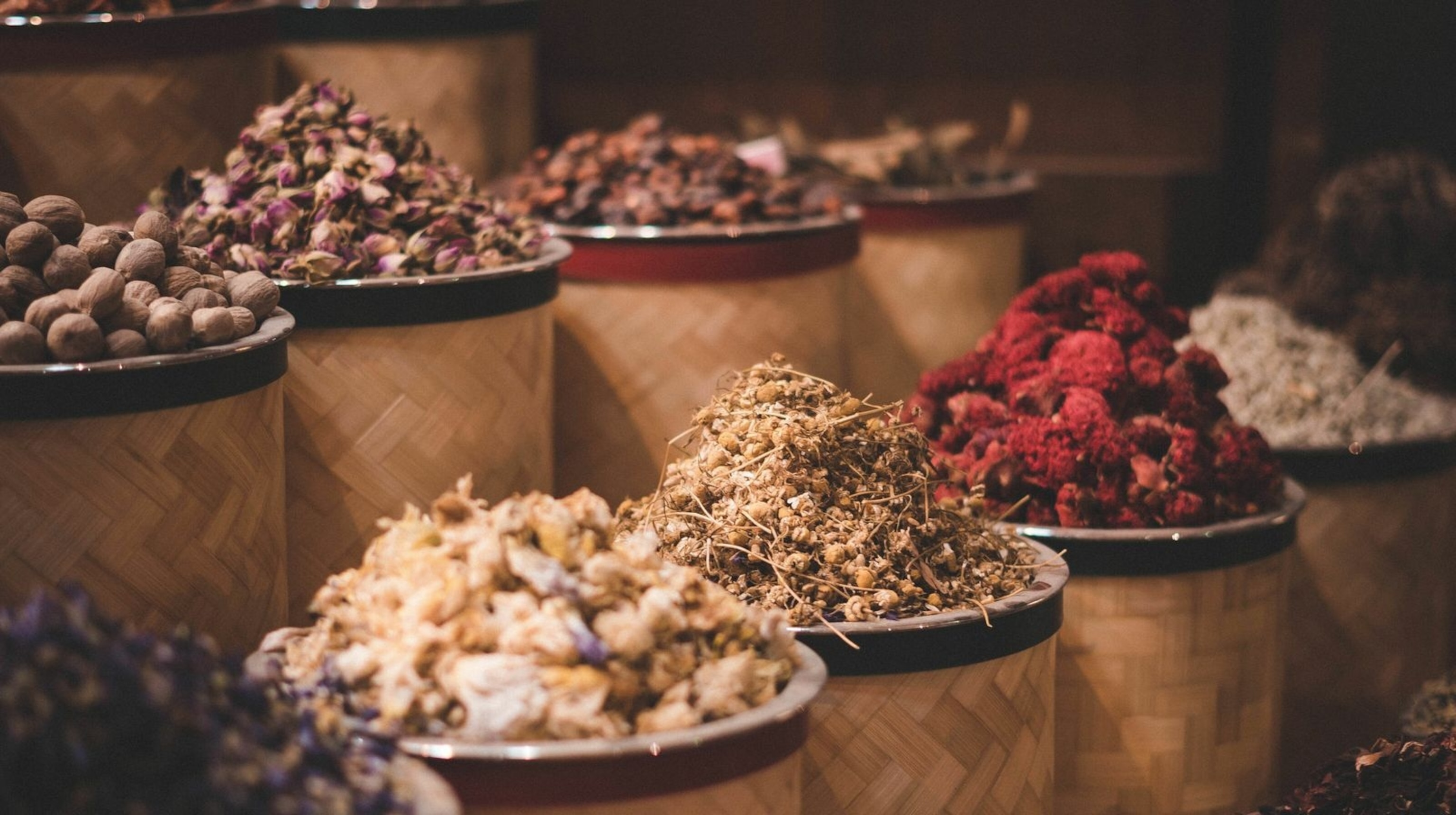 Dubai Spice Souk, part of Deira’s market area.