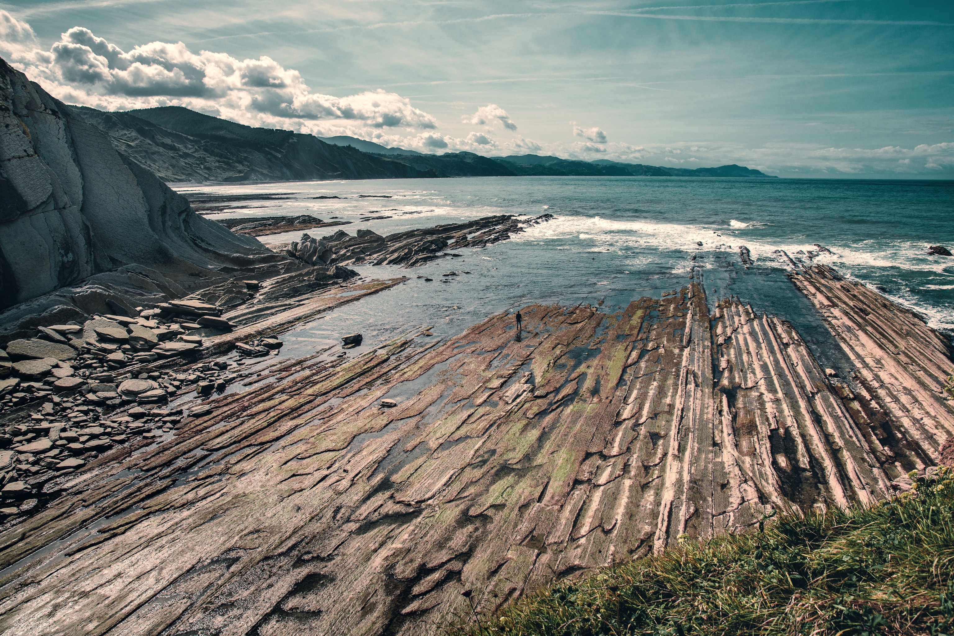 Coastline in the Basque Country