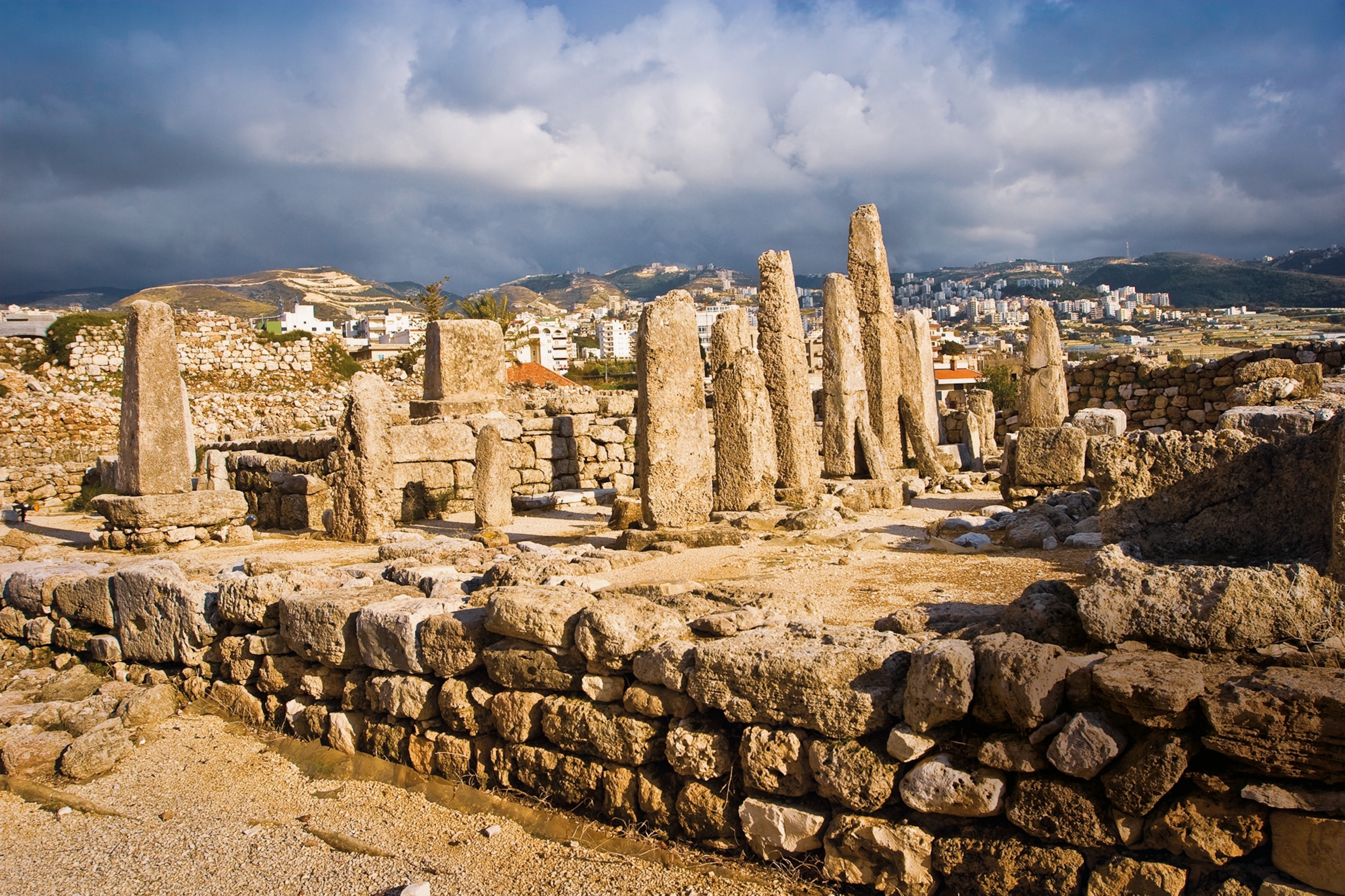 The Temple of the Obelisks is pictured.