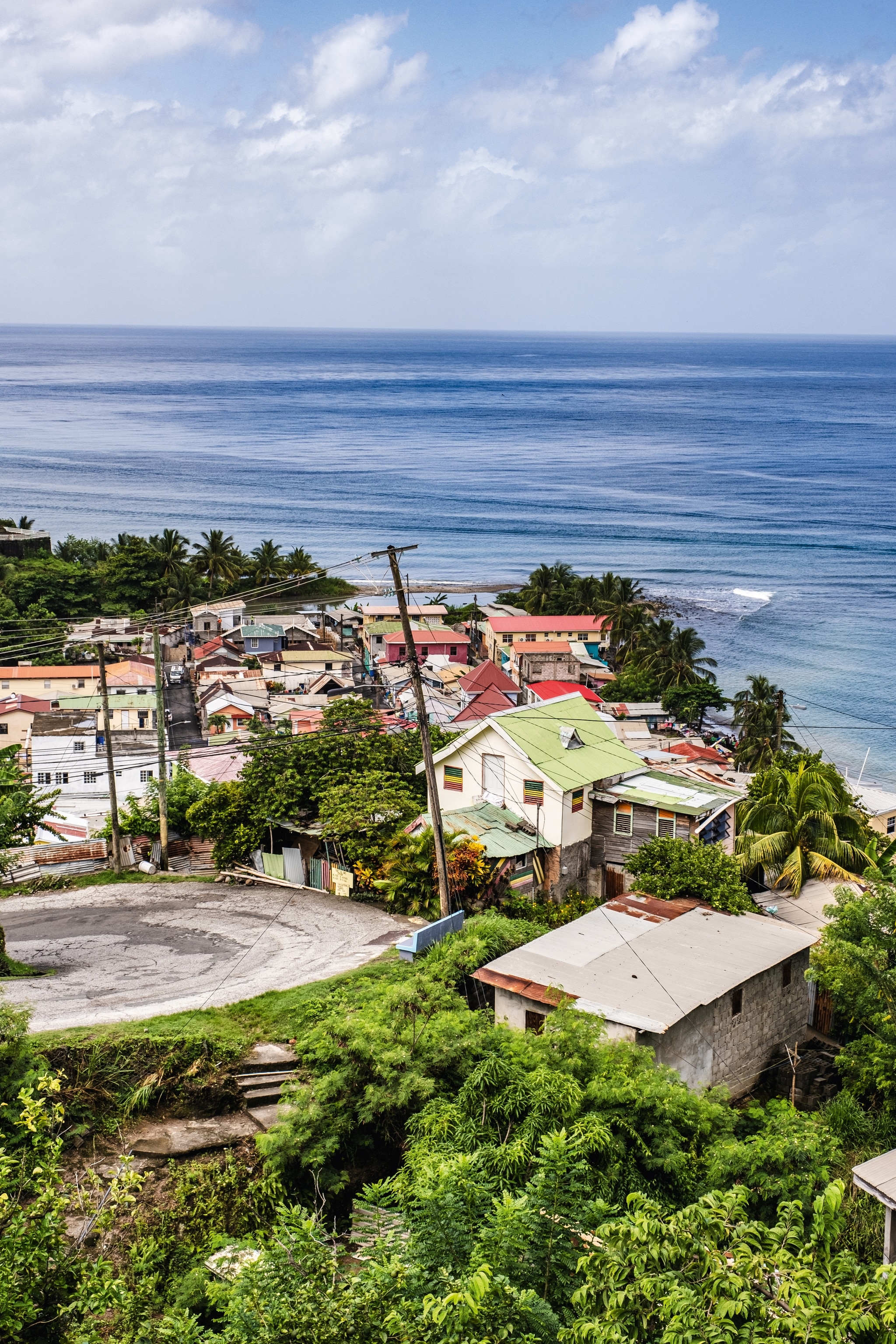 Small town by the ocean