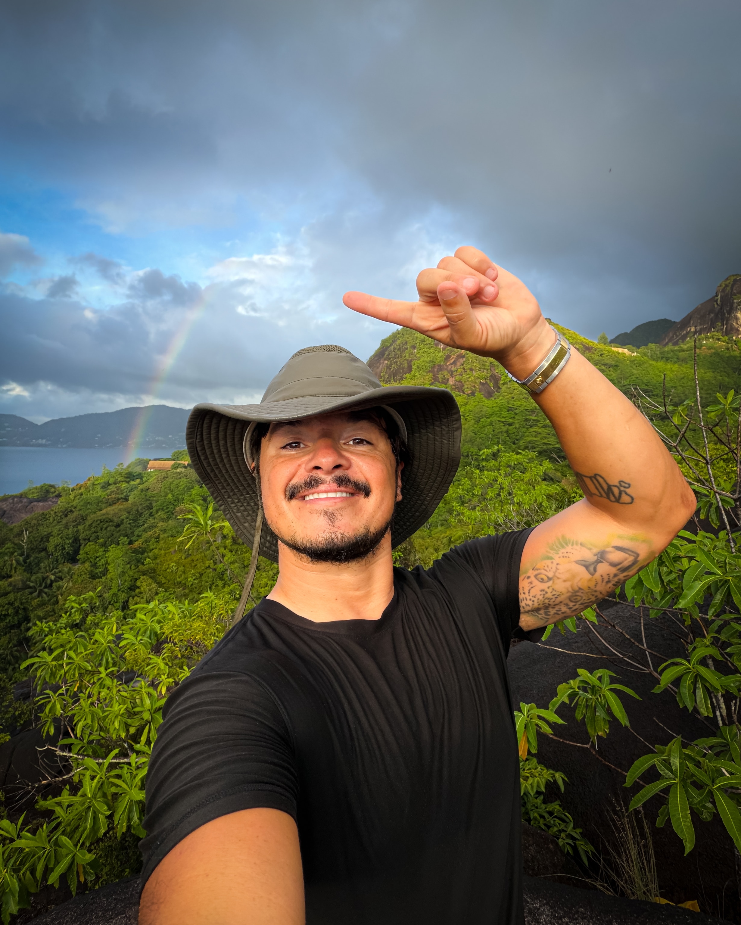 Anse Major Nature Trail selfie