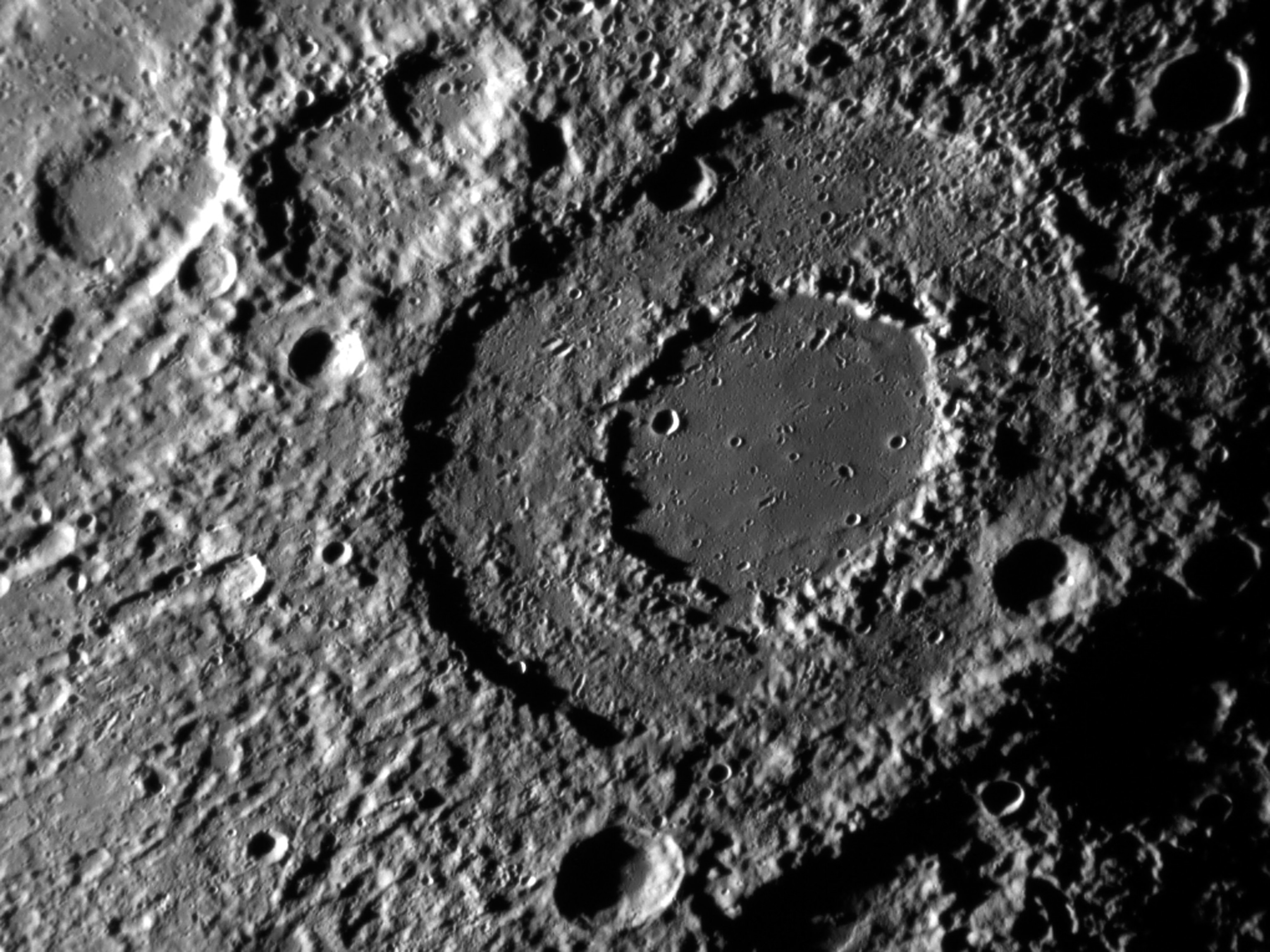 one of Mercury’s many craters, named Michelangelo