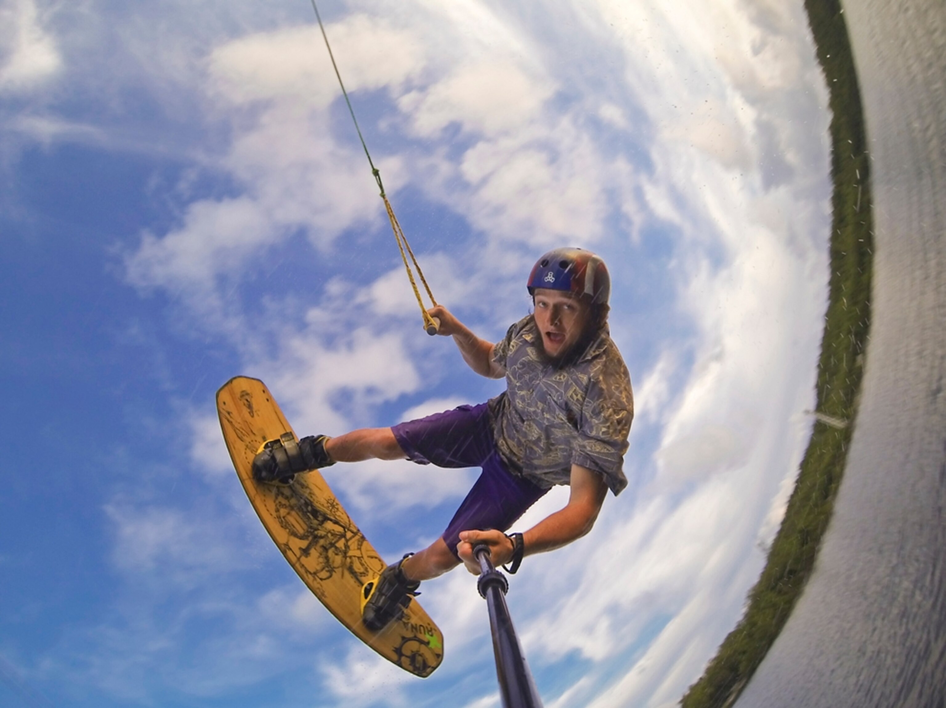 a wakeboarder in Marathon Key, Florida
