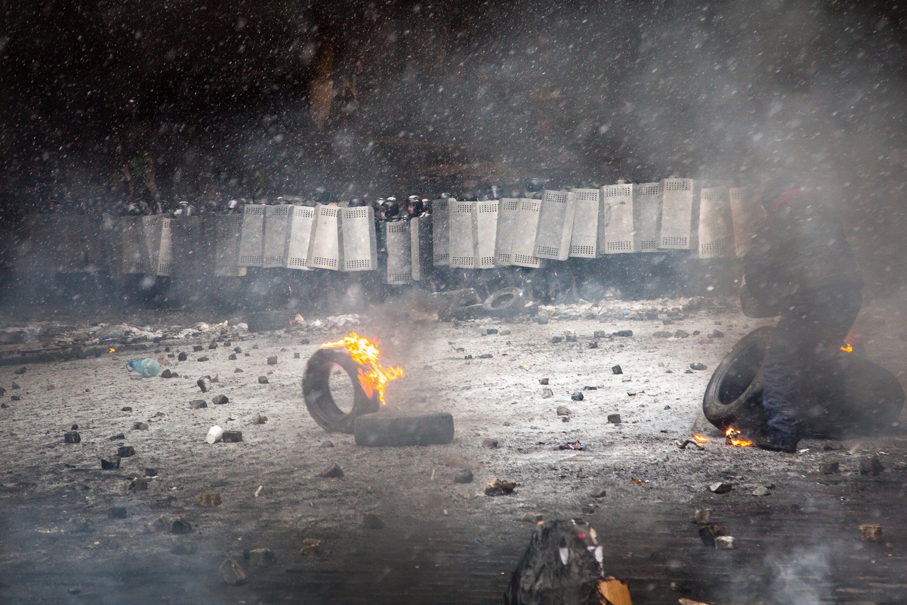 riot police in Ukraine