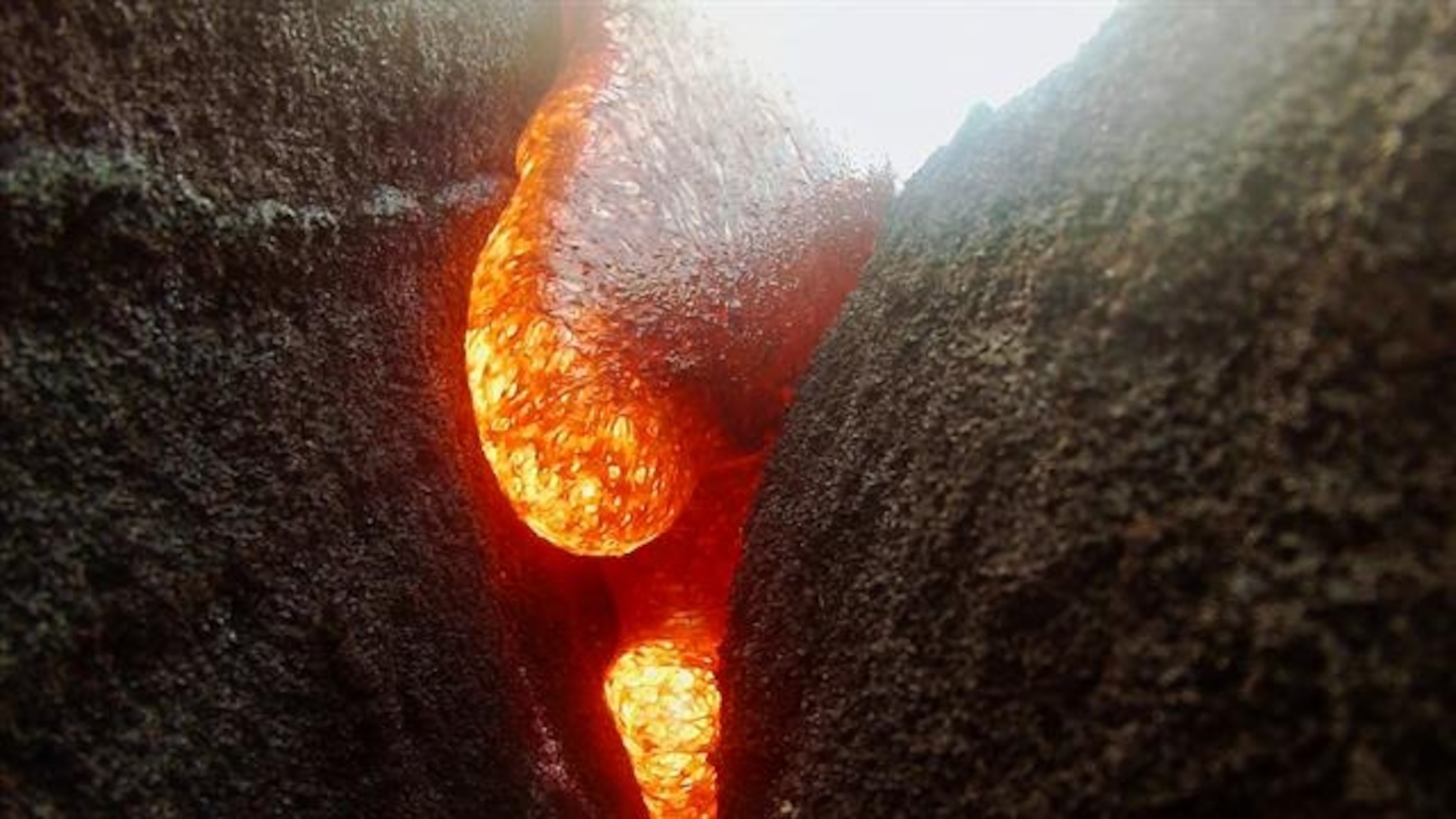 Camera Gets Swallowed by Lava, But Keeps Rolling | National Geographic