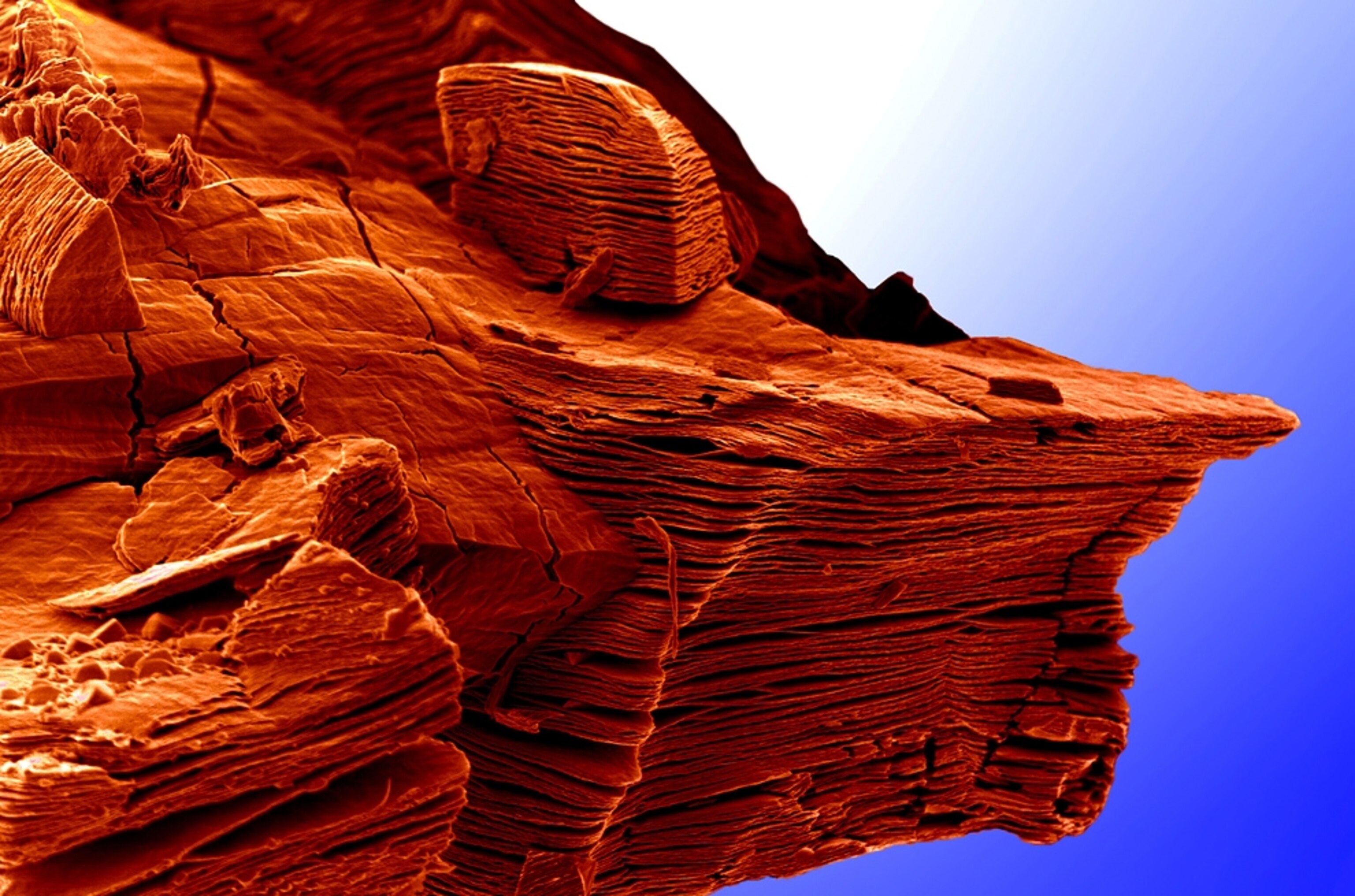 Particles picture: two-dimensional material that looks like a cliff, one of the best science pictures of 2011