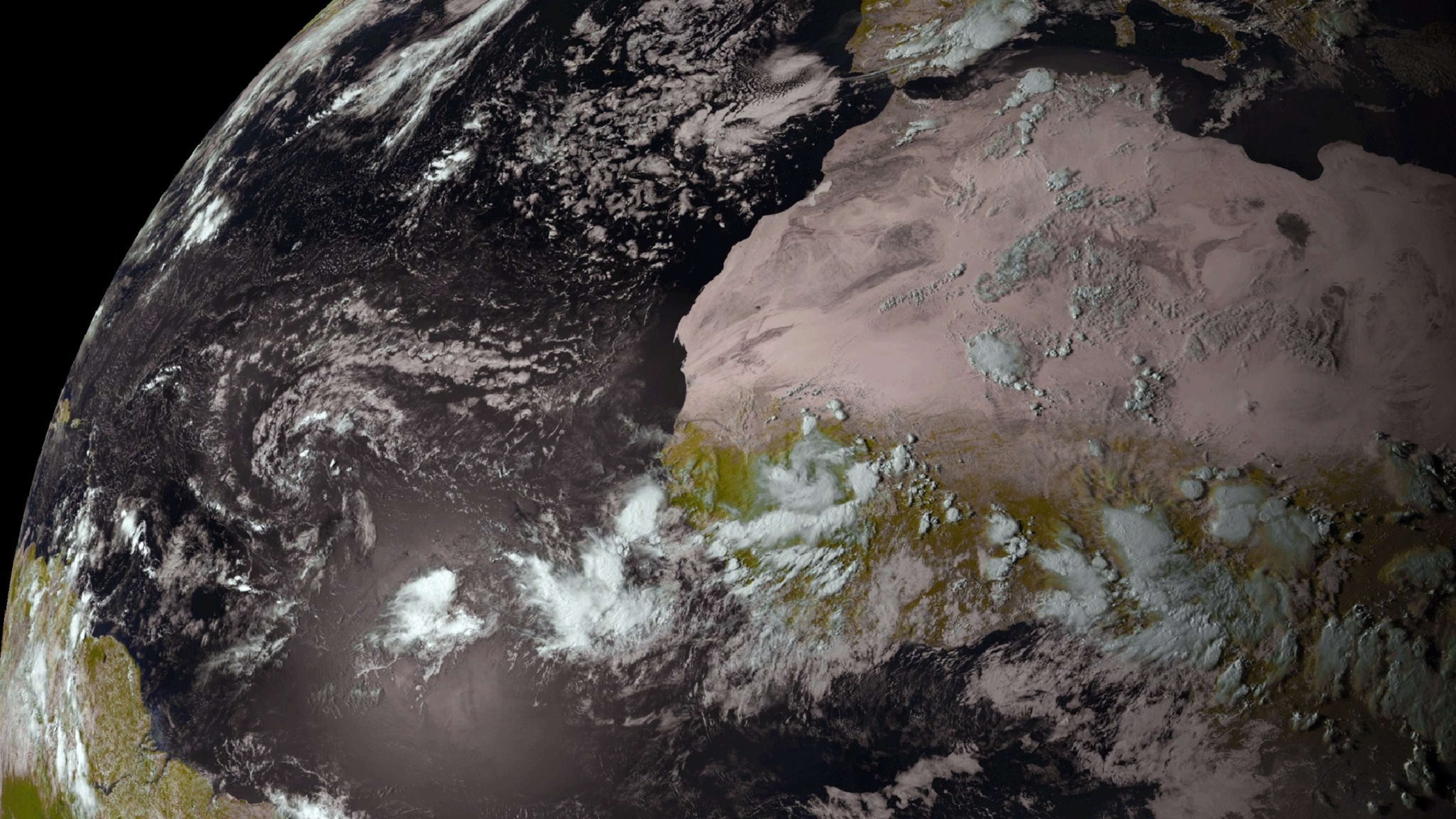 storms forming on the west coast of Africa.