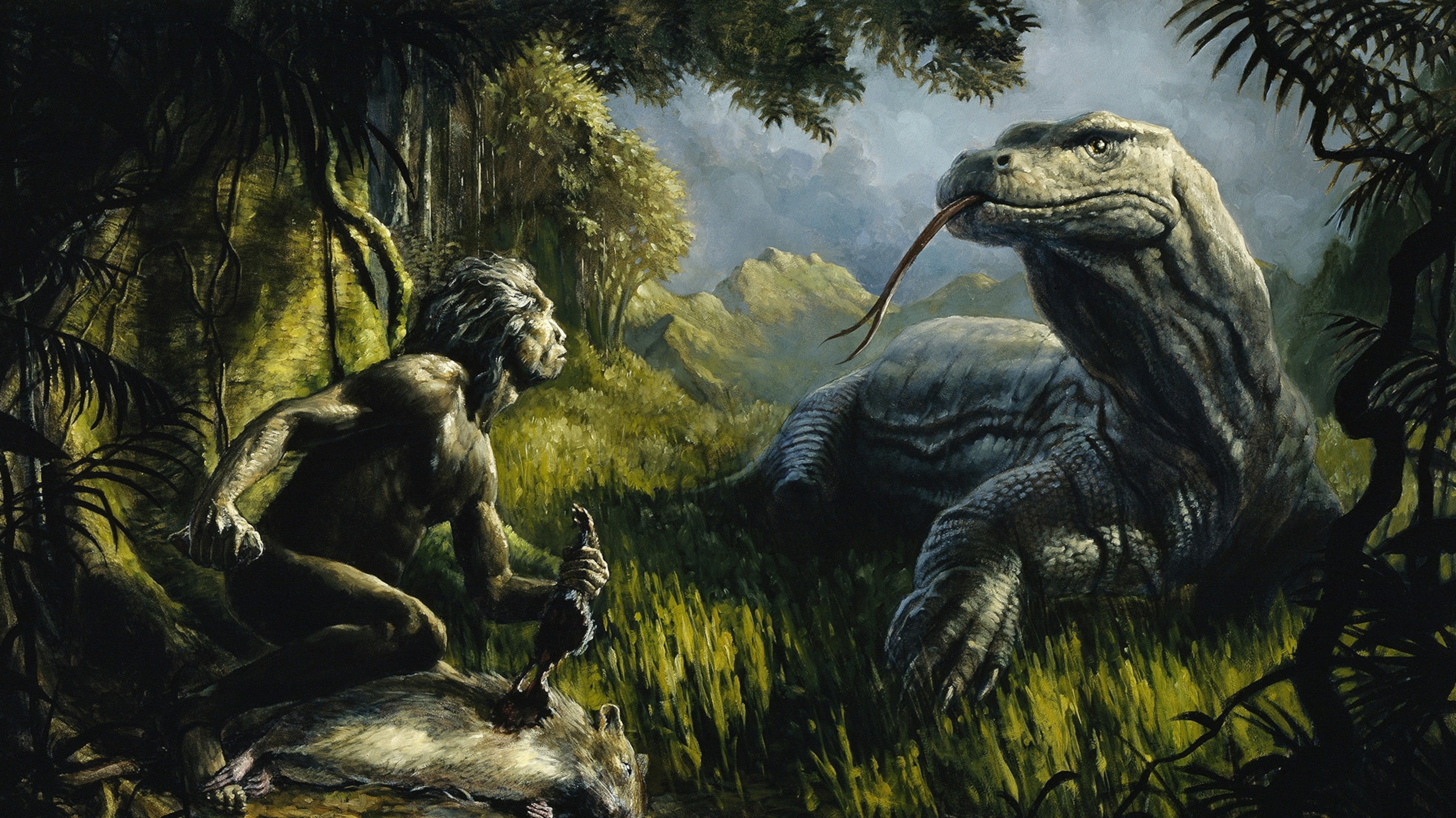 Our ancient ‘hobbit’ cousins ate dragon leftovers