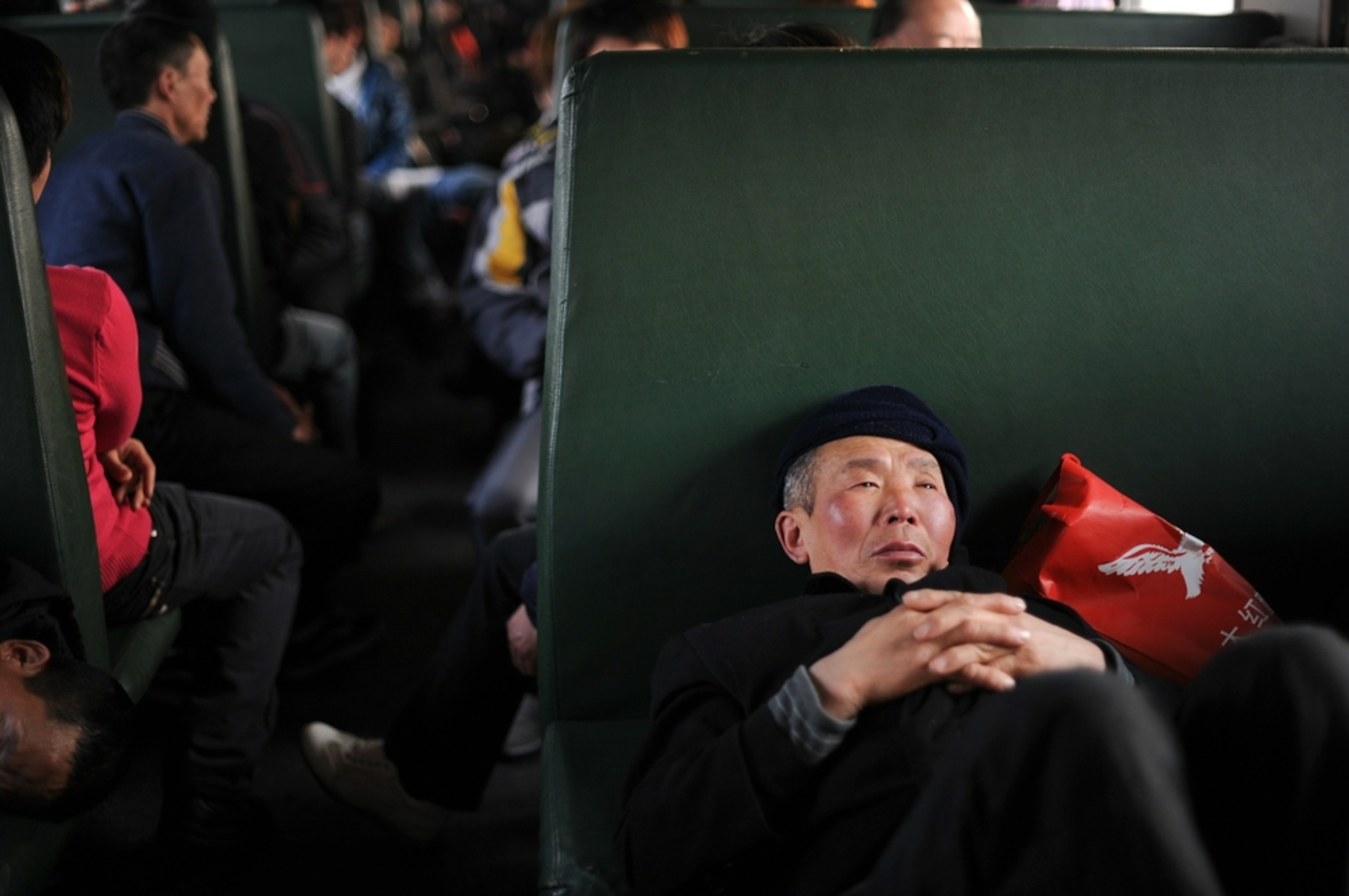 Lunar New Year train passengers: for Best Pictures of January photo gallery