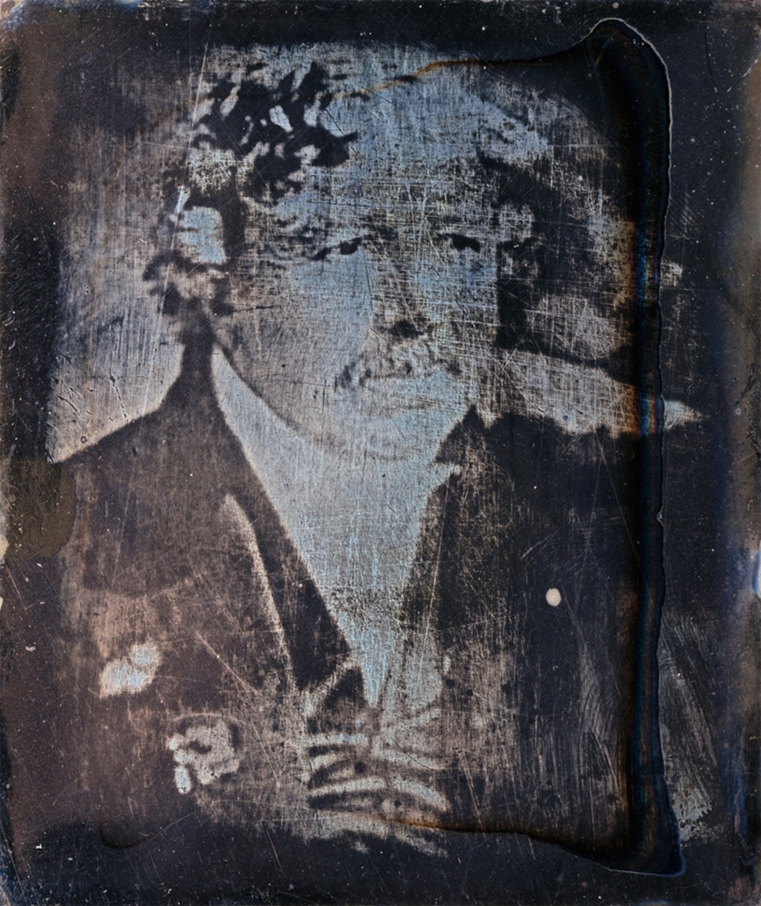 Louis Daguerre picture: daguerreotype of photography pioneer, celebrated today with a Google doodle
